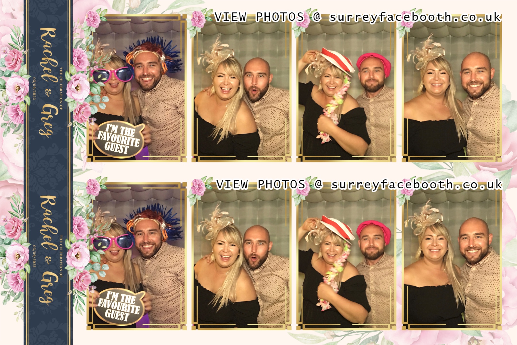Rachel and Greg's Wedding | View more photos from the event at galleries.surreyfacebooth.co.uk/u/Surrey-FaceBooth/Rachel-and-Gregs-Wedding