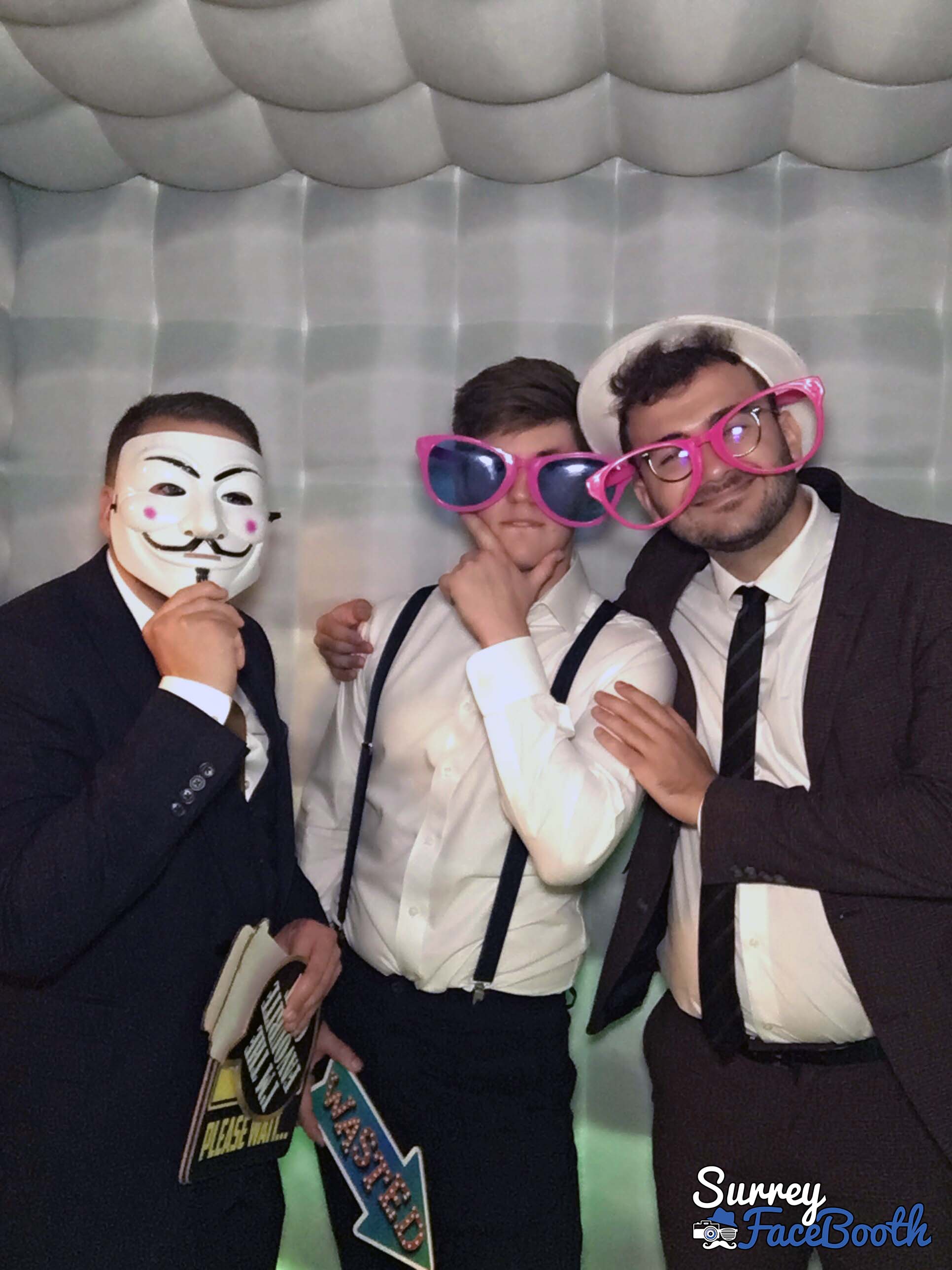 Rachel and Greg's Wedding | View more photos from the event at galleries.surreyfacebooth.co.uk/u/Surrey-FaceBooth/Rachel-and-Gregs-Wedding