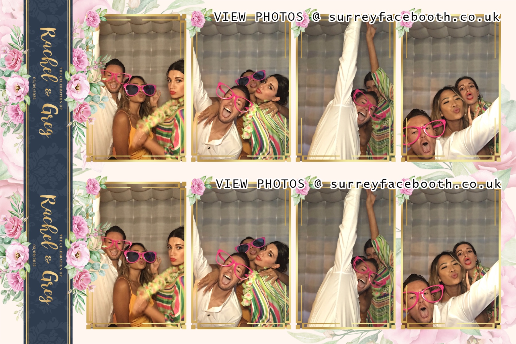 Rachel and Greg's Wedding | View more photos from the event at galleries.surreyfacebooth.co.uk/u/Surrey-FaceBooth/Rachel-and-Gregs-Wedding