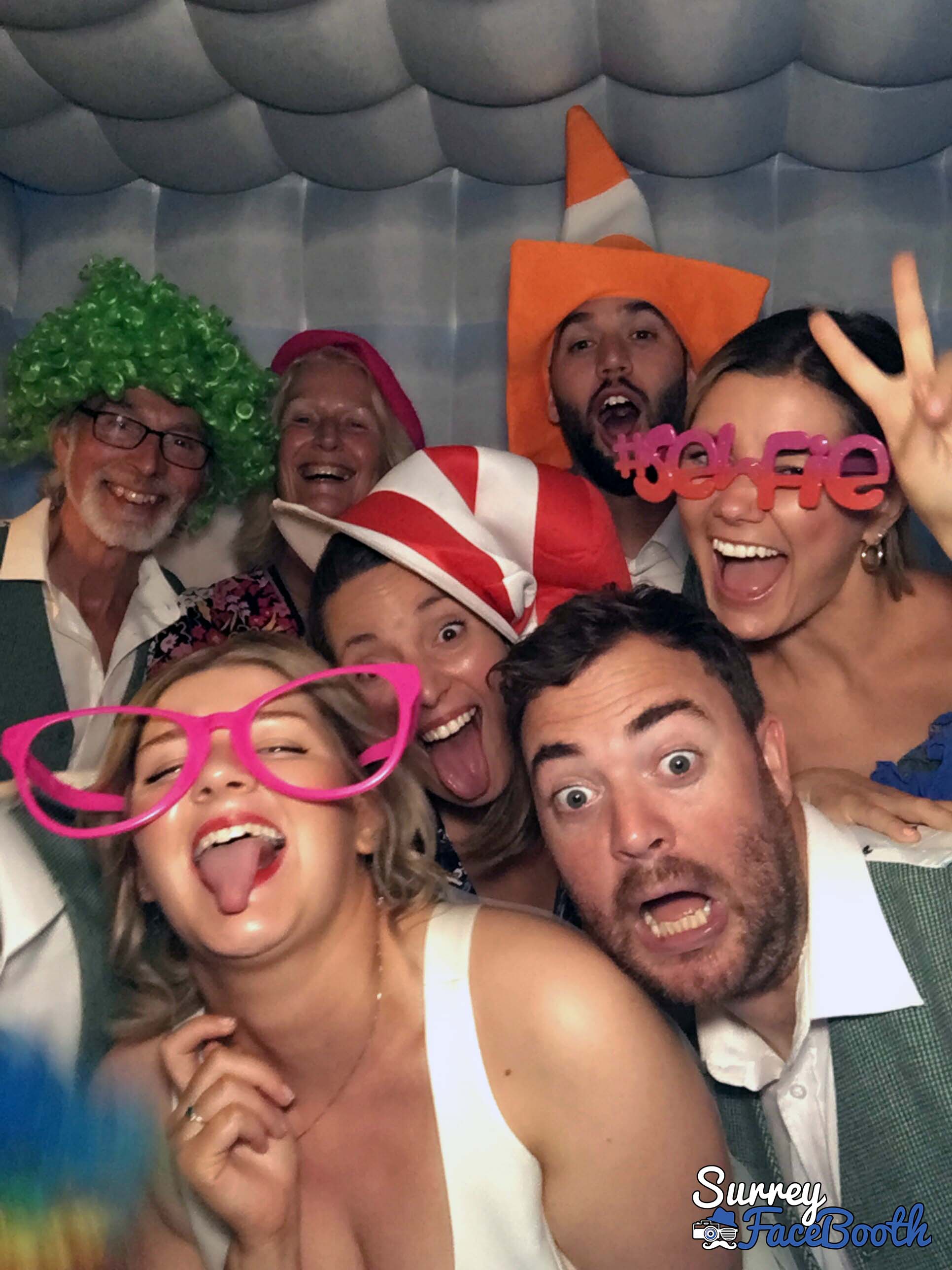 Rachel and Greg's Wedding | View more photos from the event at galleries.surreyfacebooth.co.uk/u/Surrey-FaceBooth/Rachel-and-Gregs-Wedding