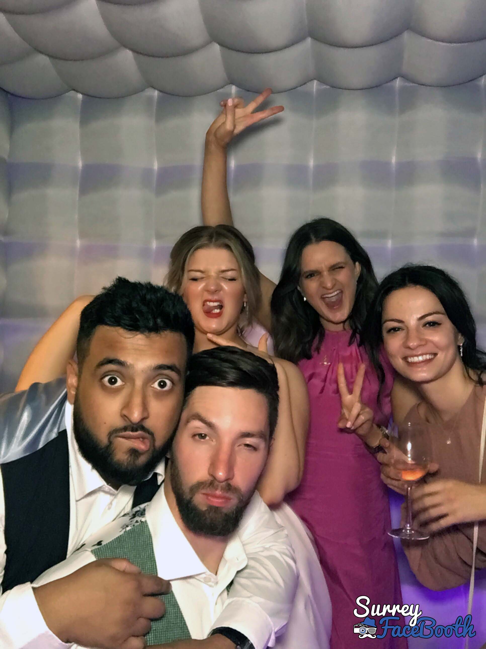 Rachel and Greg's Wedding | View more photos from the event at galleries.surreyfacebooth.co.uk/u/Surrey-FaceBooth/Rachel-and-Gregs-Wedding