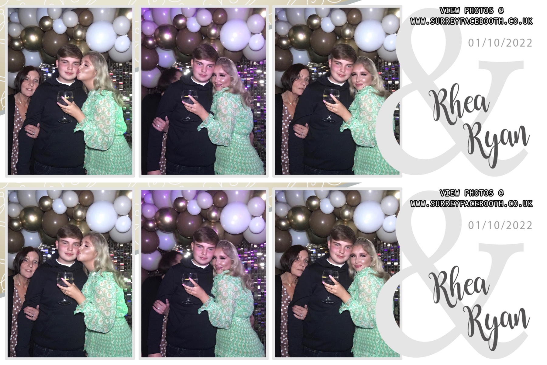 Rhea & Ryan's Engagement Party | View more photos from the event at galleries.surreyfacebooth.co.uk/u/Surrey-FaceBooth/Rhea-Ryans-Engagement-Party