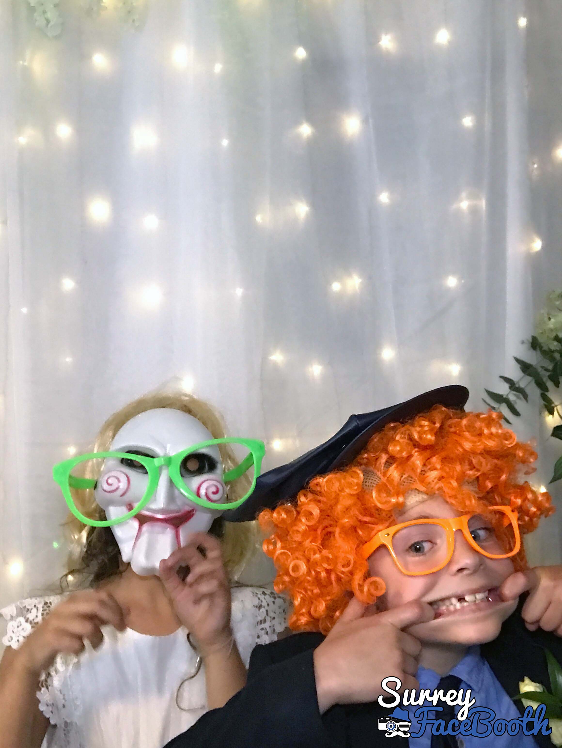 Sam & Ellie's Wedding | View more photos from the event at galleries.surreyfacebooth.co.uk/u/Surrey-FaceBooth/Sam-Ellies-Wedding