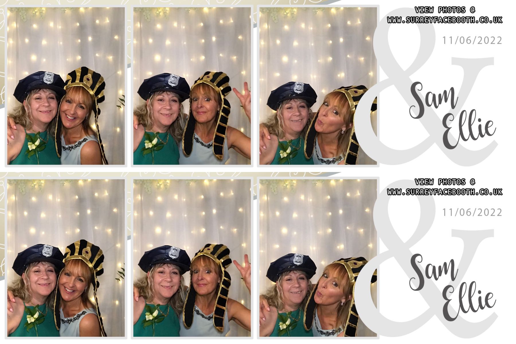 Sam & Ellie's Wedding | View more photos from the event at galleries.surreyfacebooth.co.uk/u/Surrey-FaceBooth/Sam-Ellies-Wedding