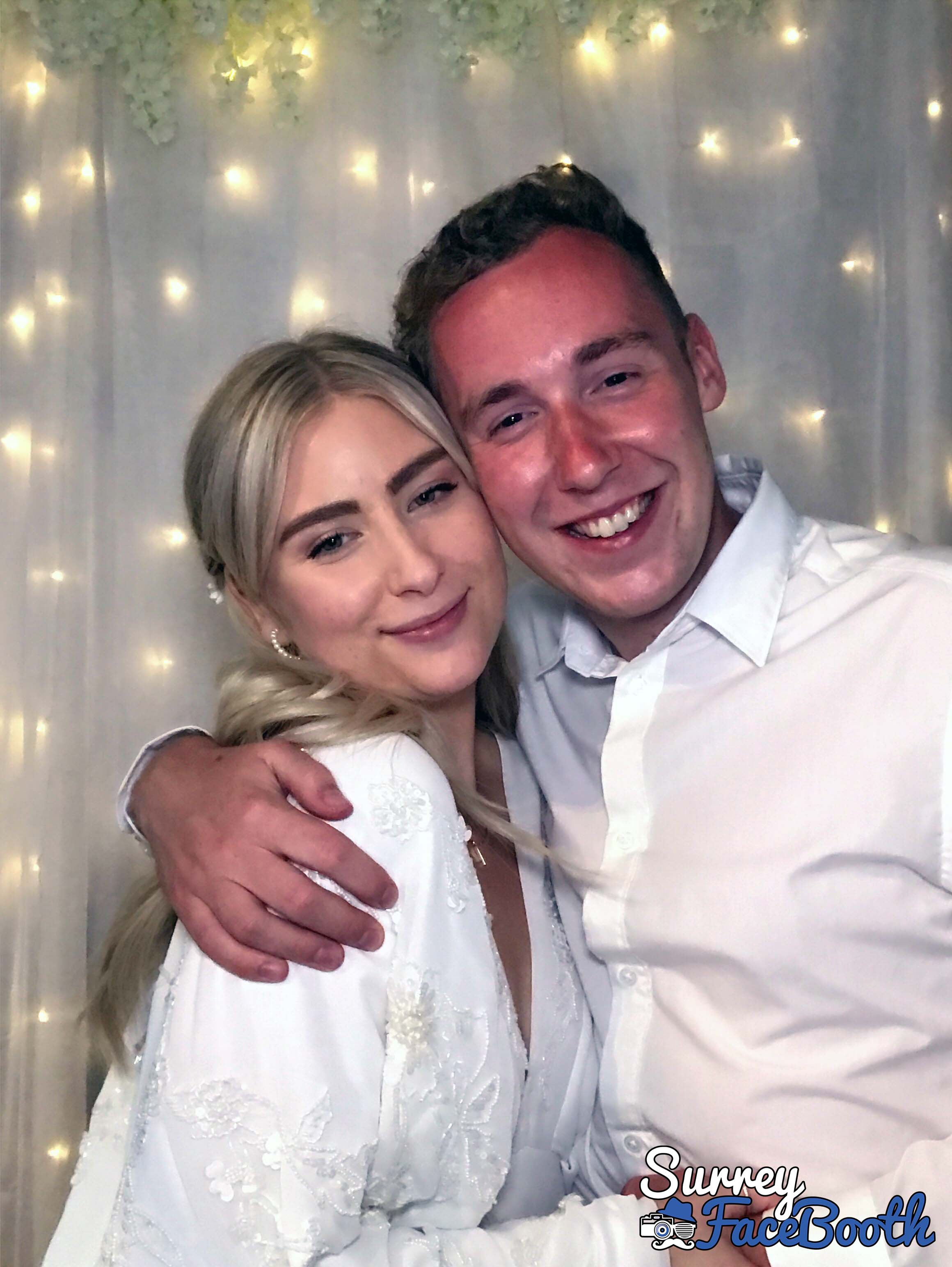 Sam & Ellie's Wedding | View more photos from the event at galleries.surreyfacebooth.co.uk/u/Surrey-FaceBooth/Sam-Ellies-Wedding