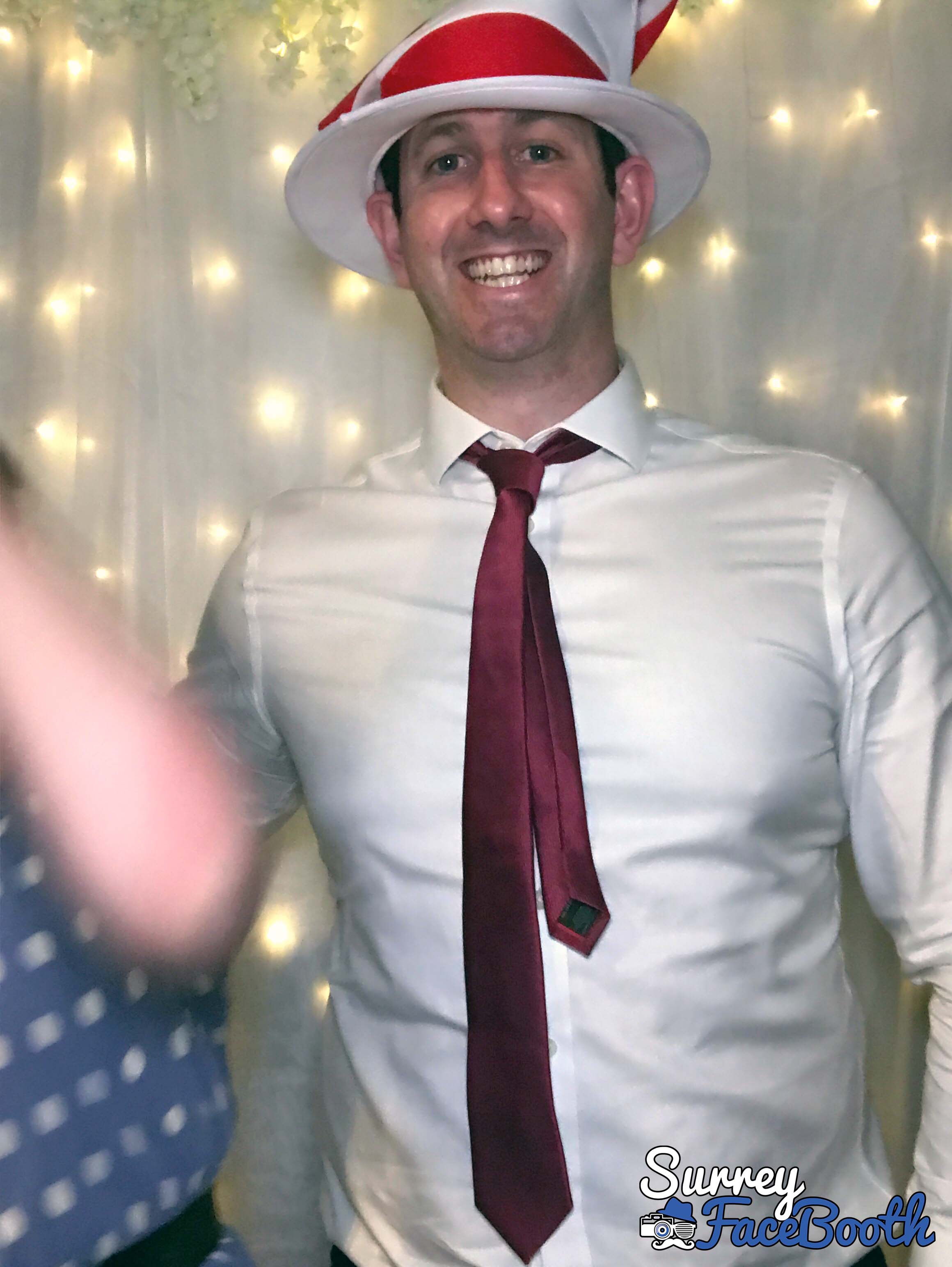 Sam & Ellie's Wedding | View more photos from the event at galleries.surreyfacebooth.co.uk/u/Surrey-FaceBooth/Sam-Ellies-Wedding