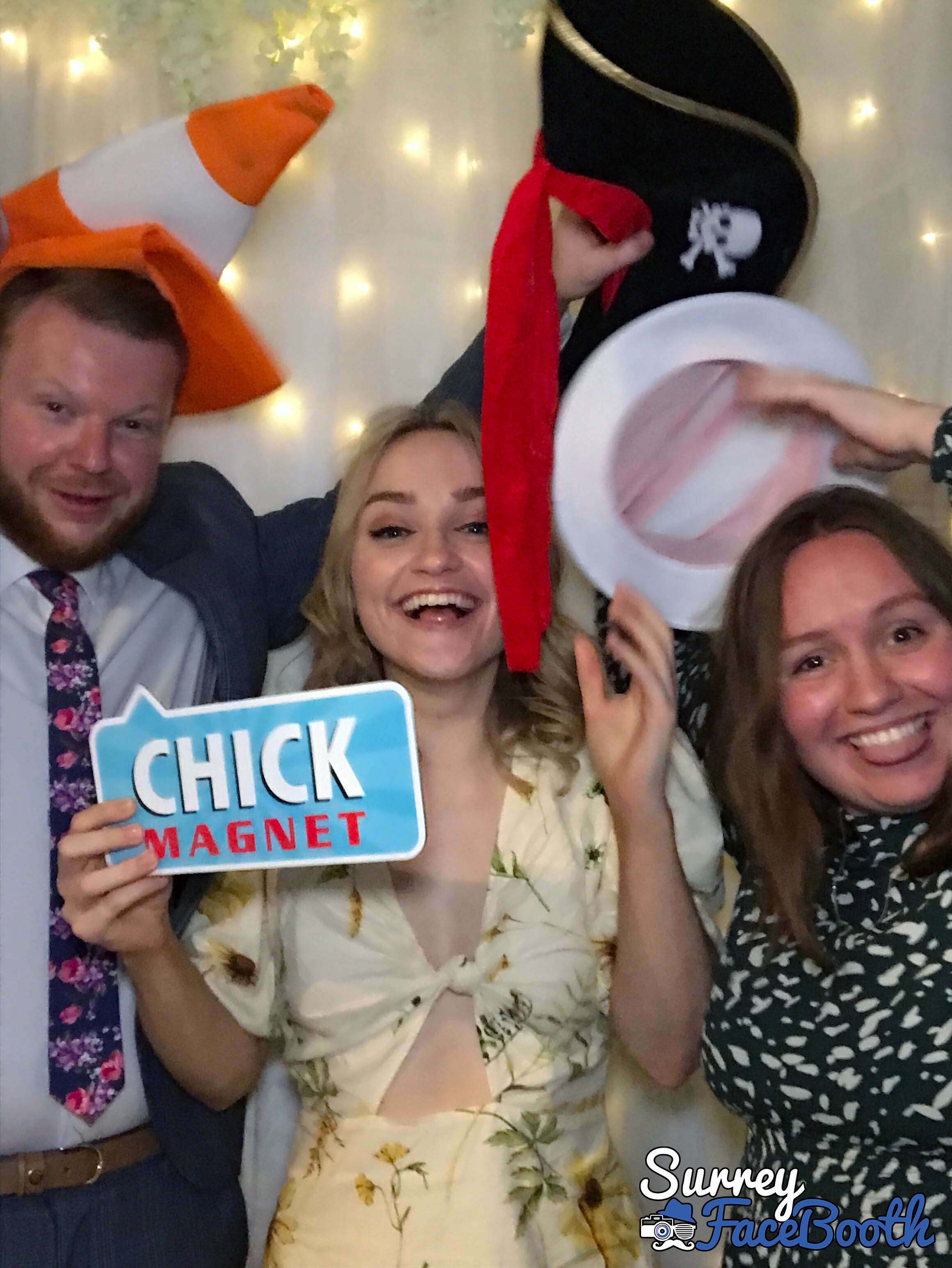 Sam & Ellie's Wedding | View more photos from the event at galleries.surreyfacebooth.co.uk/u/Surrey-FaceBooth/Sam-Ellies-Wedding