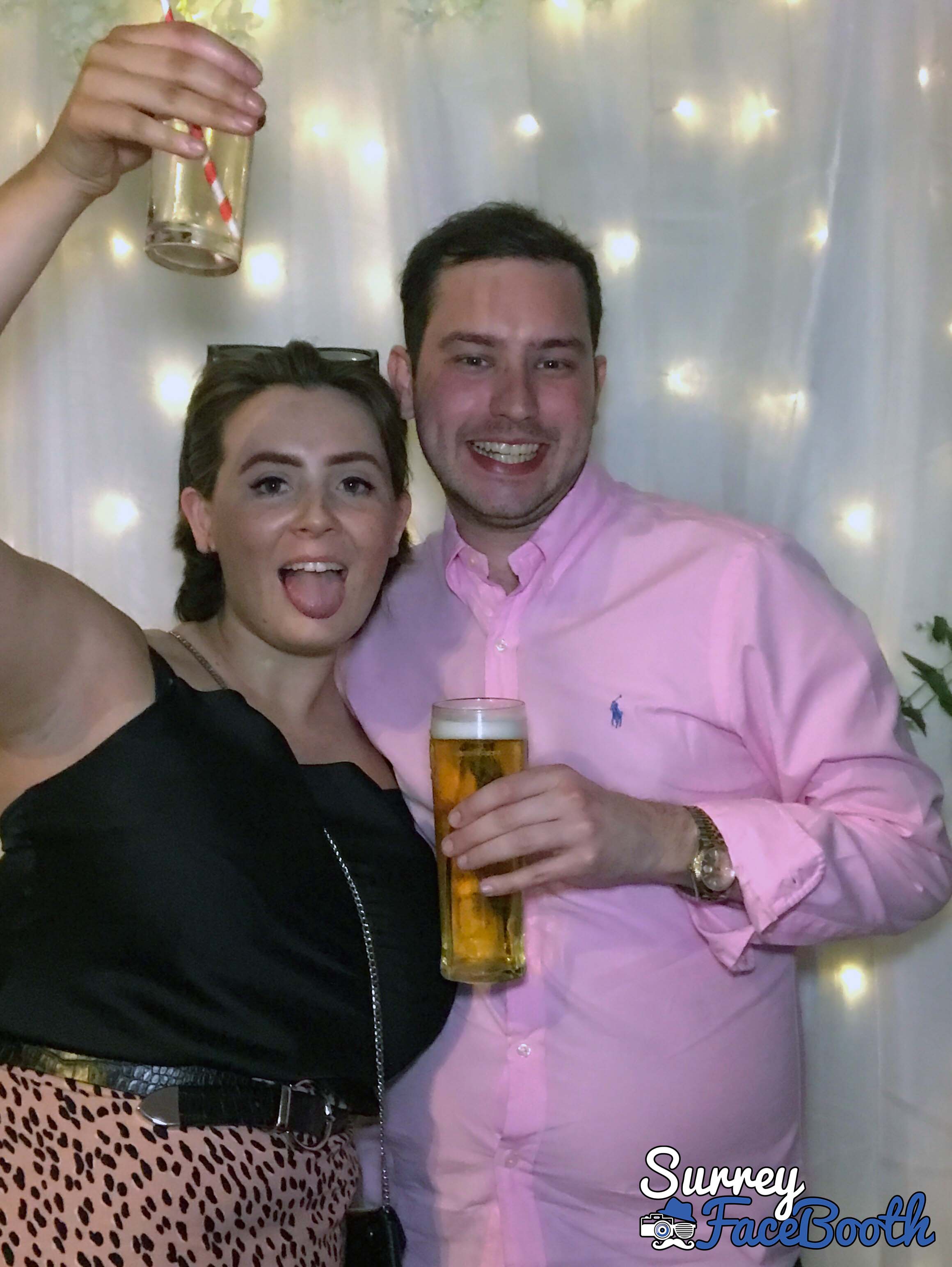 Sam & Ellie's Wedding | View more photos from the event at galleries.surreyfacebooth.co.uk/u/Surrey-FaceBooth/Sam-Ellies-Wedding