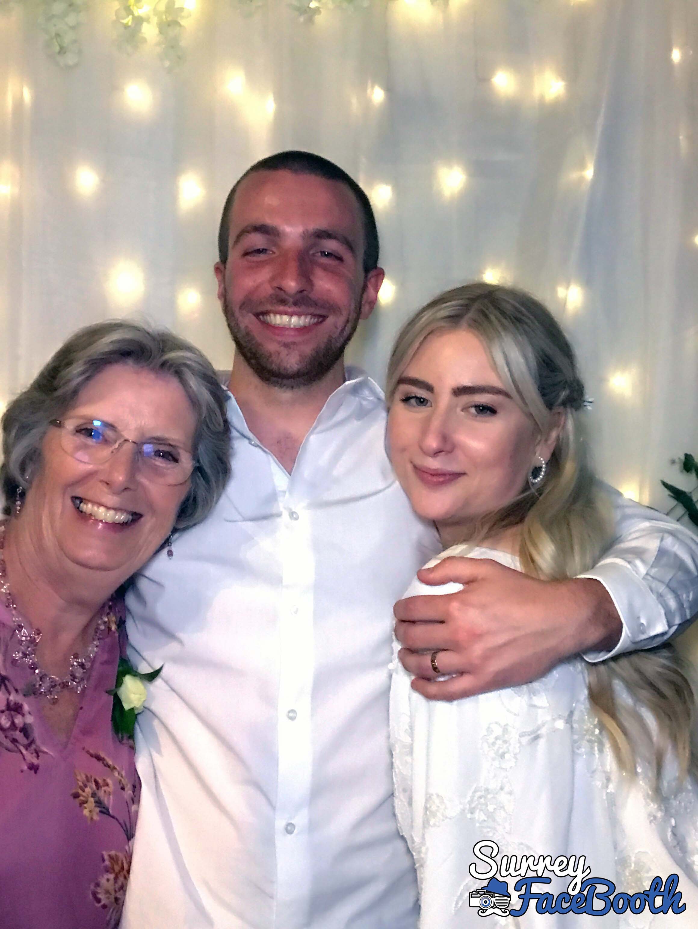 Sam & Ellie's Wedding | View more photos from the event at galleries.surreyfacebooth.co.uk/u/Surrey-FaceBooth/Sam-Ellies-Wedding
