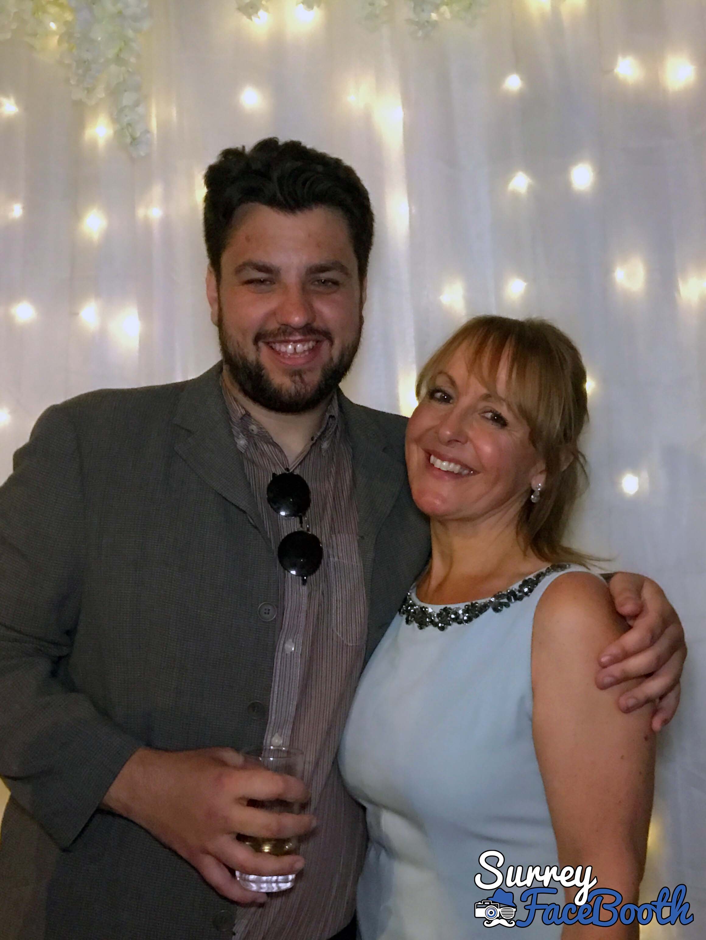 Sam & Ellie's Wedding | View more photos from the event at galleries.surreyfacebooth.co.uk/u/Surrey-FaceBooth/Sam-Ellies-Wedding
