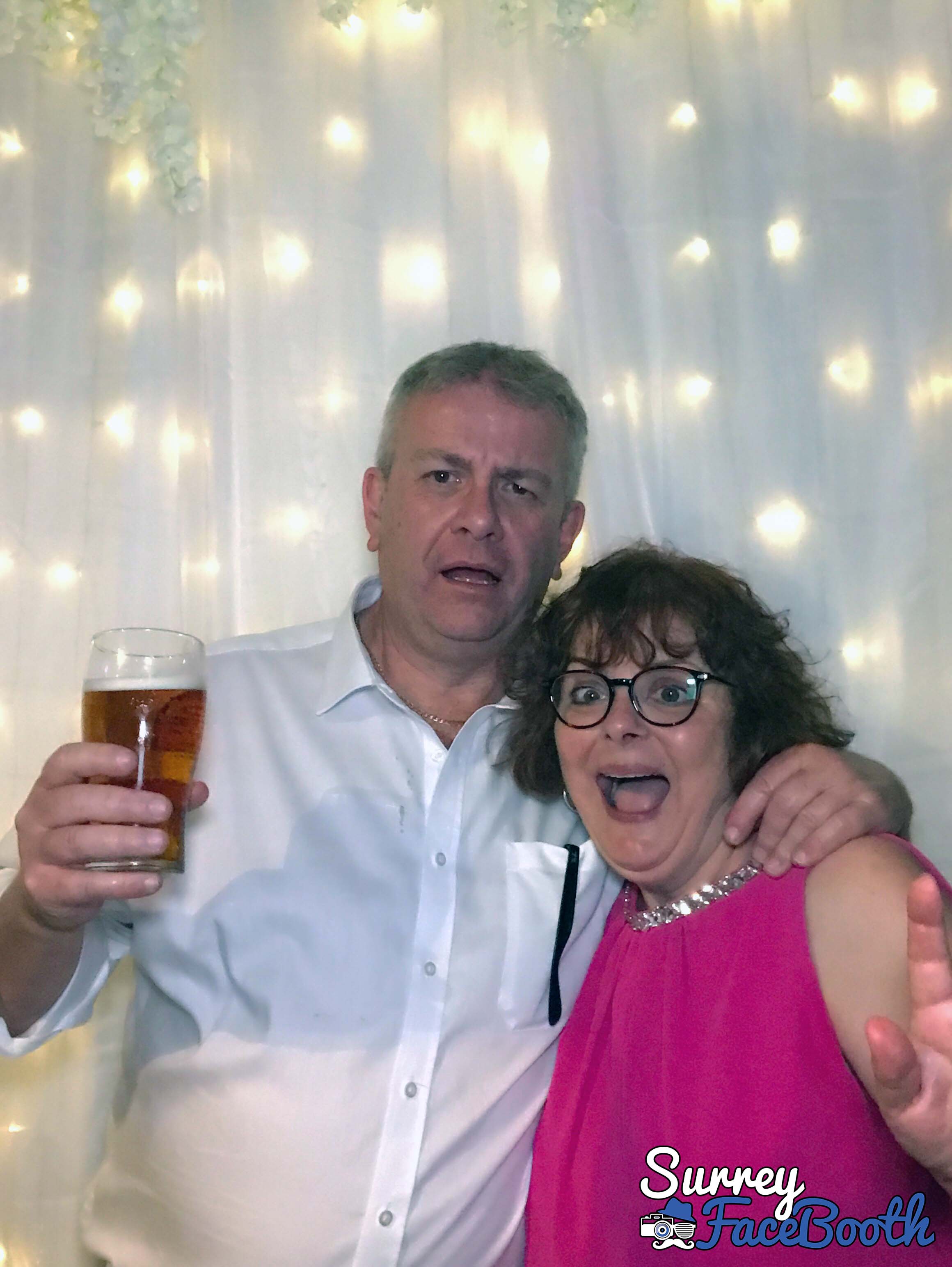 Sam & Ellie's Wedding | View more photos from the event at galleries.surreyfacebooth.co.uk/u/Surrey-FaceBooth/Sam-Ellies-Wedding