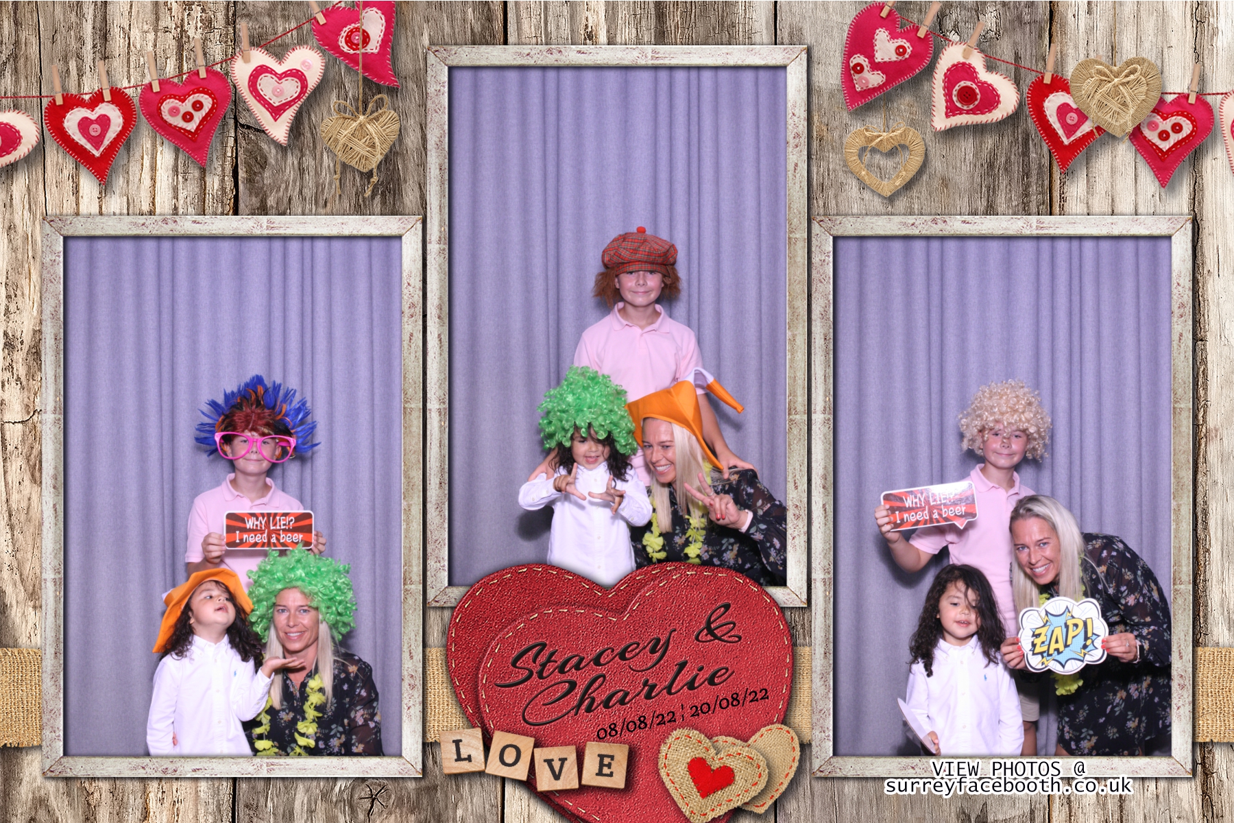 Stacey & Charlie's Wedding | View more photos from the event at galleries.surreyfacebooth.co.uk/u/Surrey-FaceBooth/Stacey-Charlies-Wedding