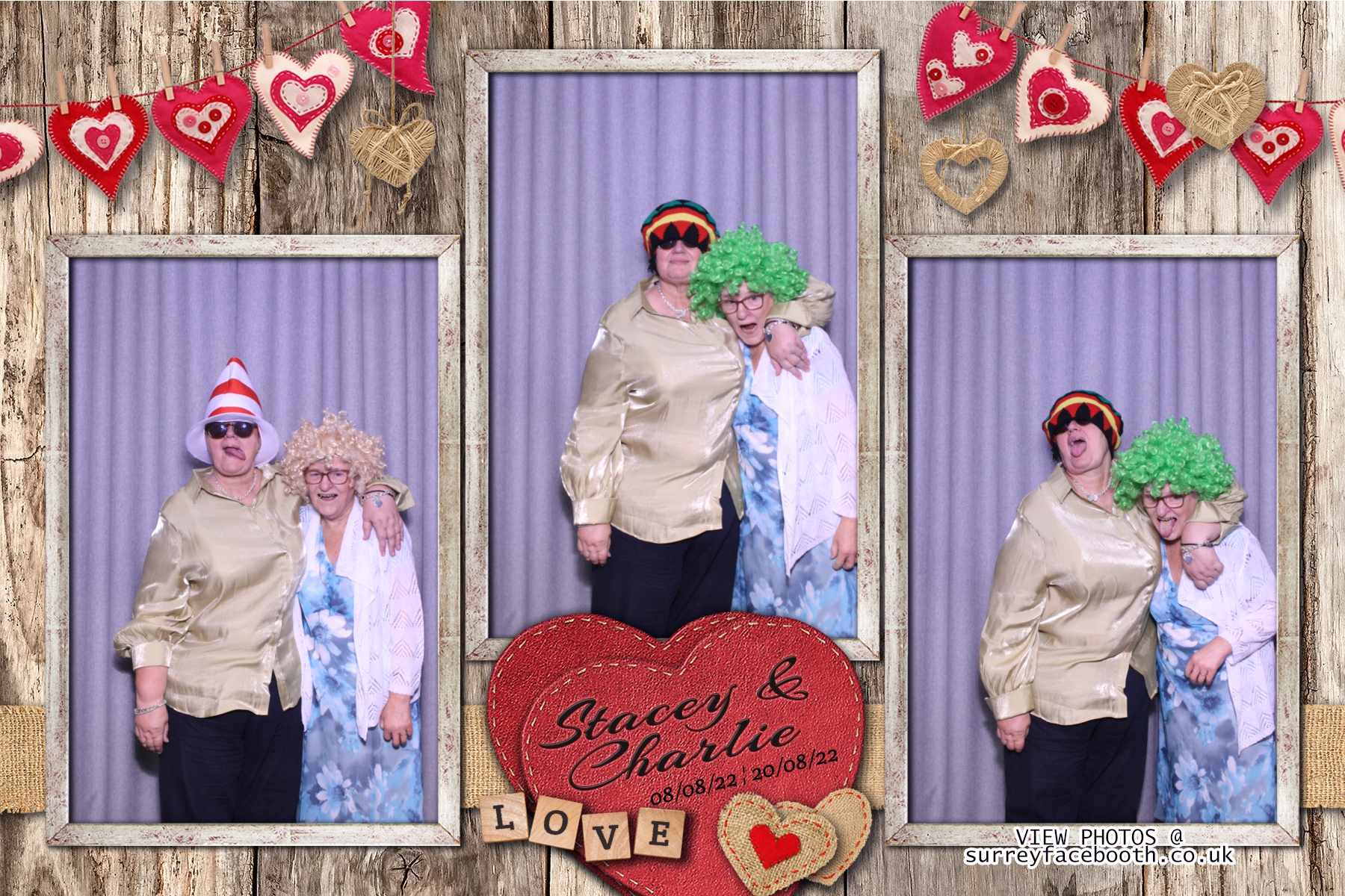 Stacey & Charlie's Wedding | View more photos from the event at galleries.surreyfacebooth.co.uk/u/Surrey-FaceBooth/Stacey-Charlies-Wedding