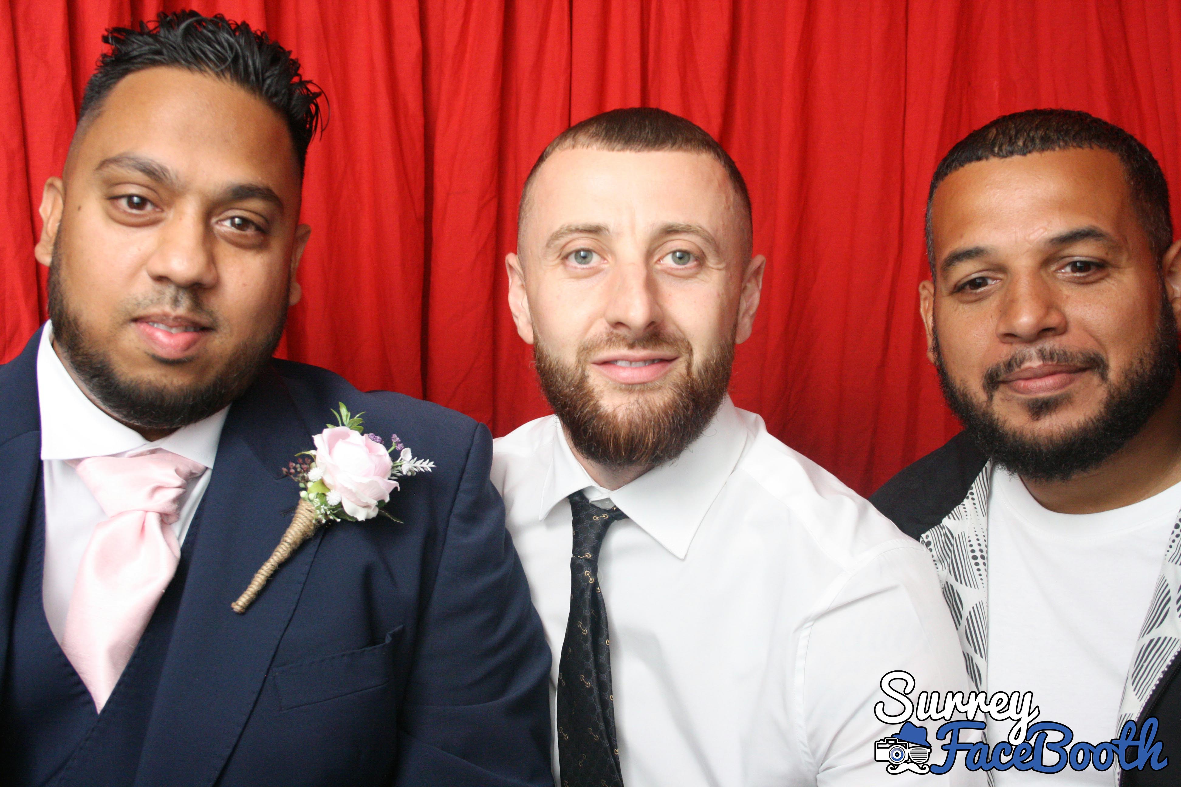 Alex and Phil's Wedding | View more photos from the event at galleries.surreyfacebooth.co.uk/u/Surrey-FaceBooth/Alex-and-Phils-Wedding