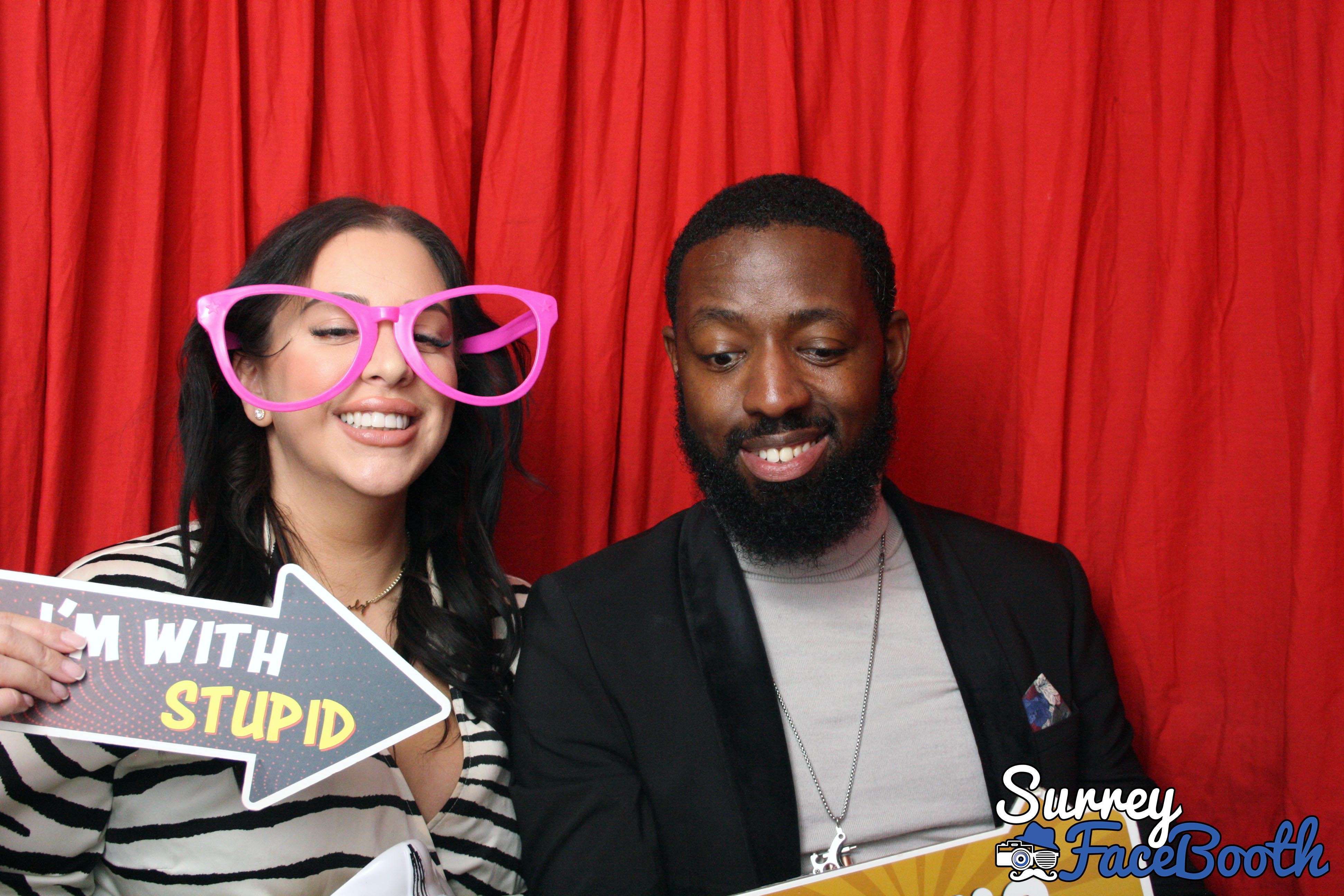 Alex and Phil's Wedding | View more photos from the event at galleries.surreyfacebooth.co.uk/u/Surrey-FaceBooth/Alex-and-Phils-Wedding