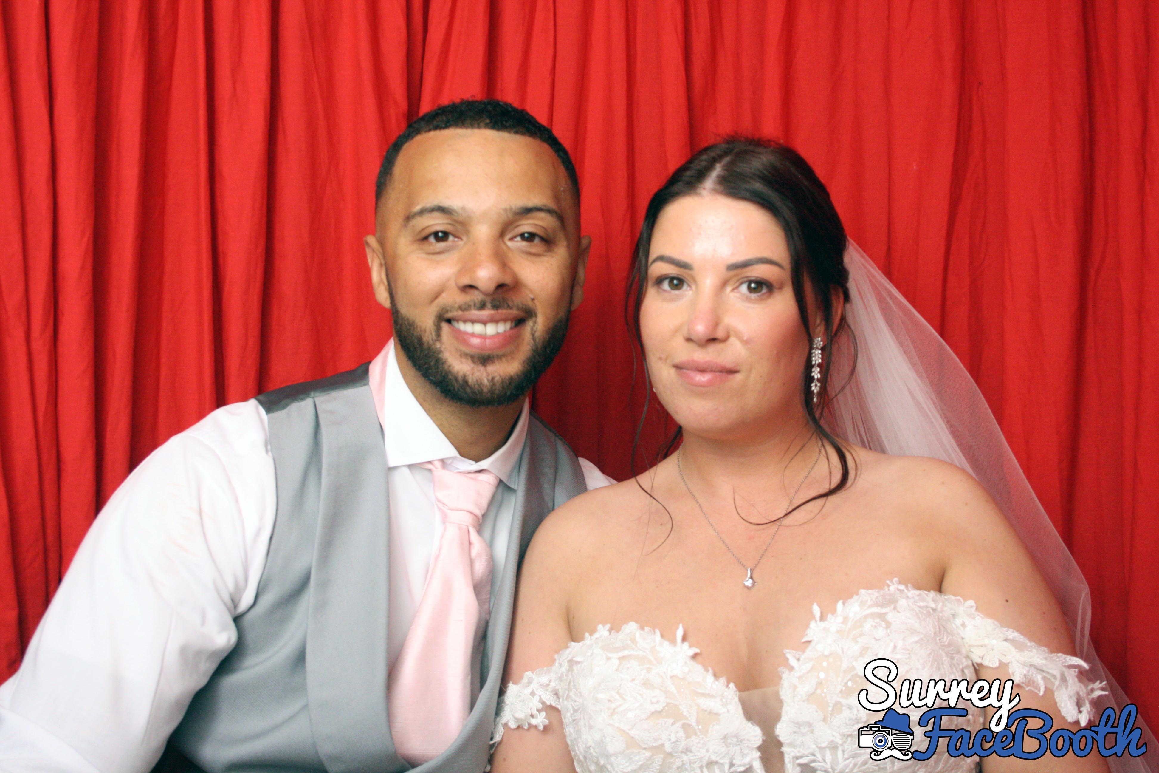 Alex and Phil's Wedding | View more photos from the event at galleries.surreyfacebooth.co.uk/u/Surrey-FaceBooth/Alex-and-Phils-Wedding