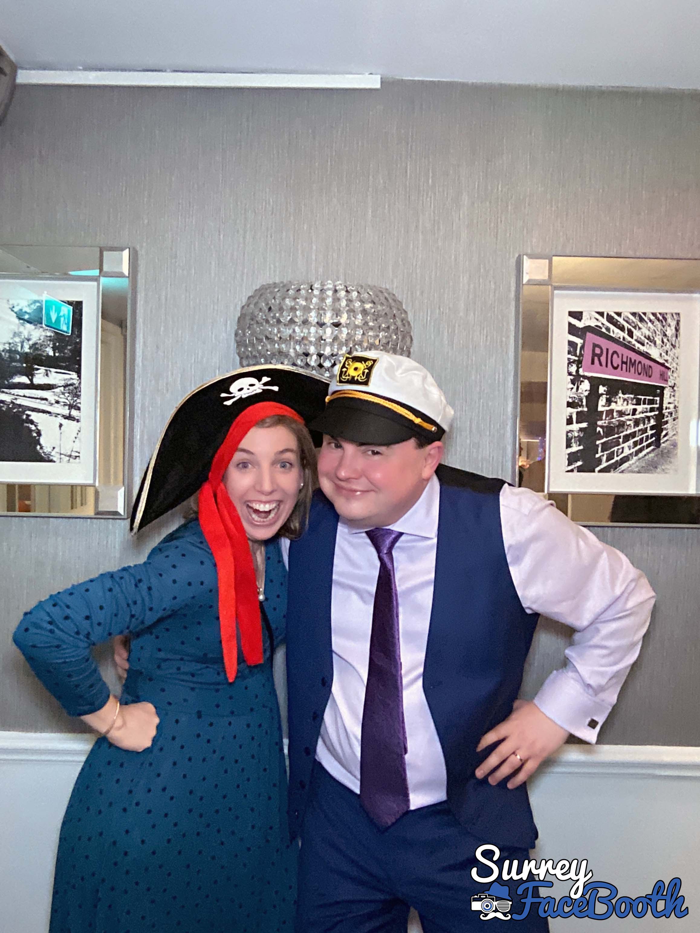 Claire & Dominic's Wedding | View more photos from the event at galleries.surreyfacebooth.co.uk/u/Surrey-FaceBooth/Claire-Dominics-Wedding
