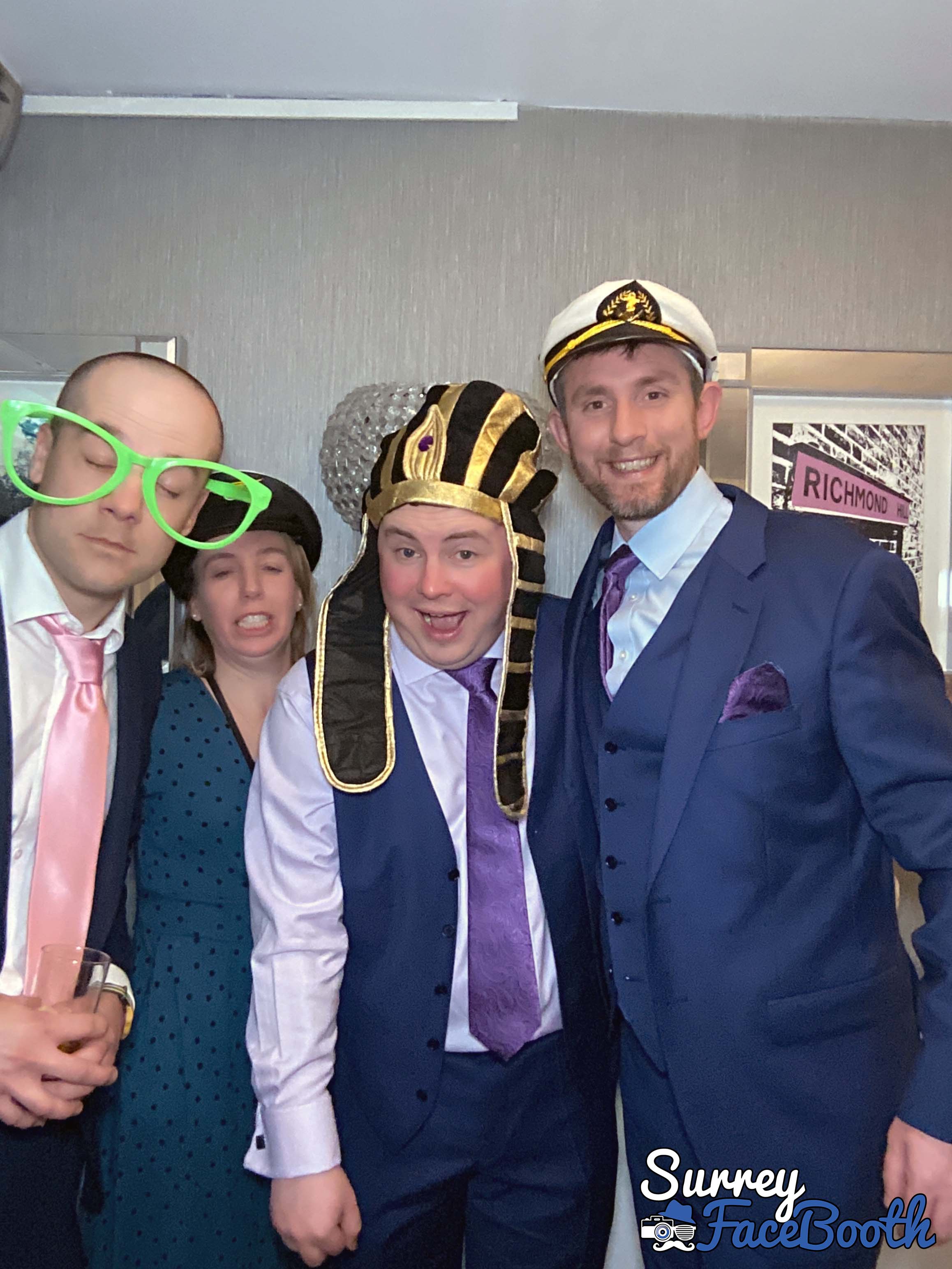 Claire & Dominic's Wedding | View more photos from the event at galleries.surreyfacebooth.co.uk/u/Surrey-FaceBooth/Claire-Dominics-Wedding