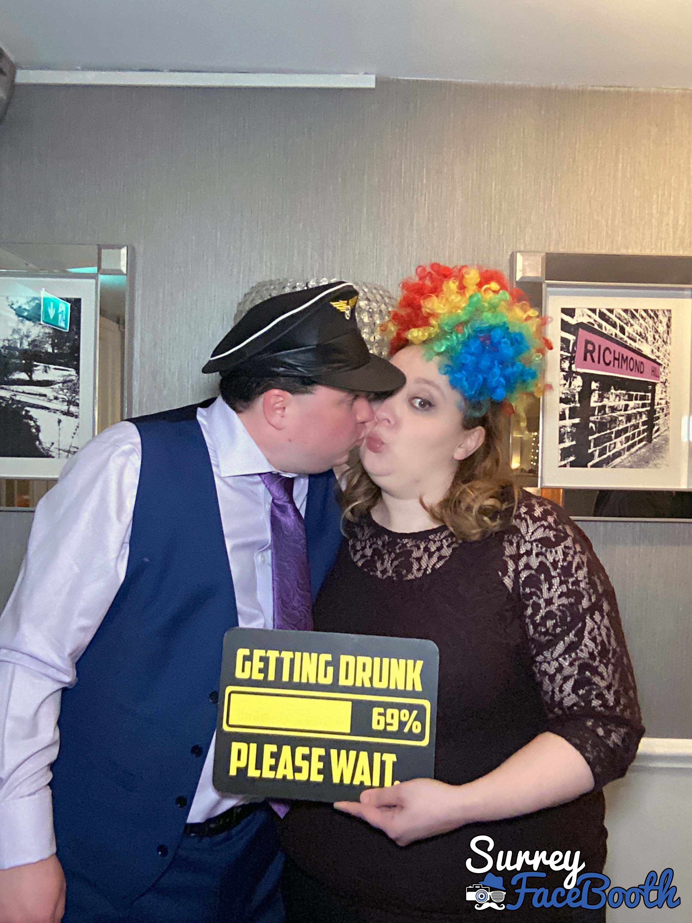 Claire & Dominic's Wedding | View more photos from the event at galleries.surreyfacebooth.co.uk/u/Surrey-FaceBooth/Claire-Dominics-Wedding