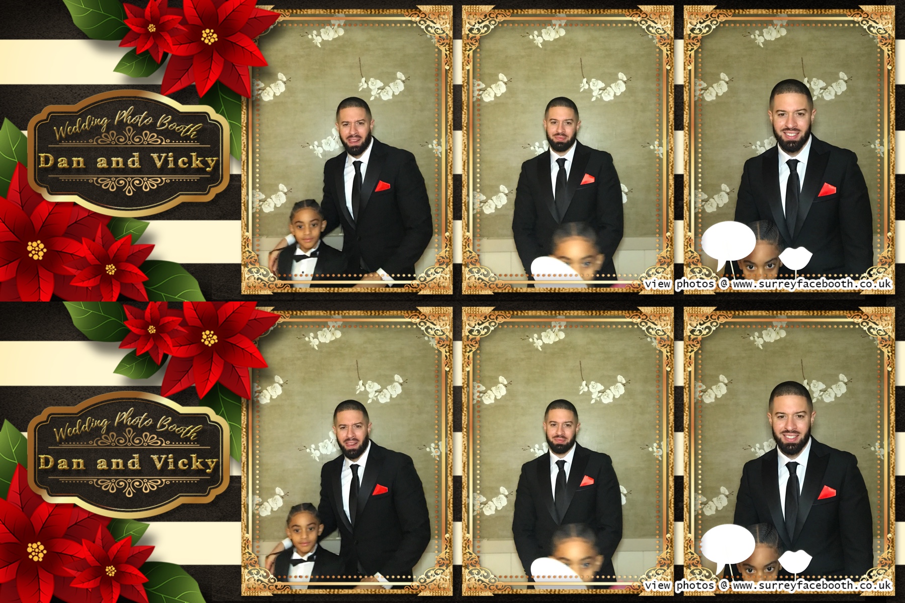  Daniel & Vicky's Wedding | View more photos from the event at galleries.surreyfacebooth.co.uk/u/Surrey-FaceBooth/Daniel-Vickys-Wedding