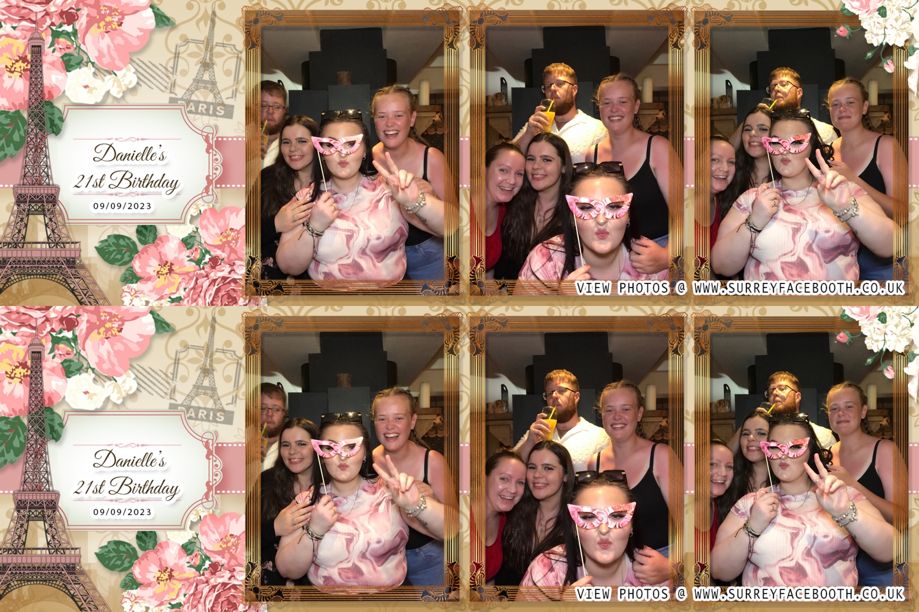  Danielle's 21st Birthday | View more photos from the event at galleries.surreyfacebooth.co.uk/u/Surrey-FaceBooth/Danielles-21st-Birthday