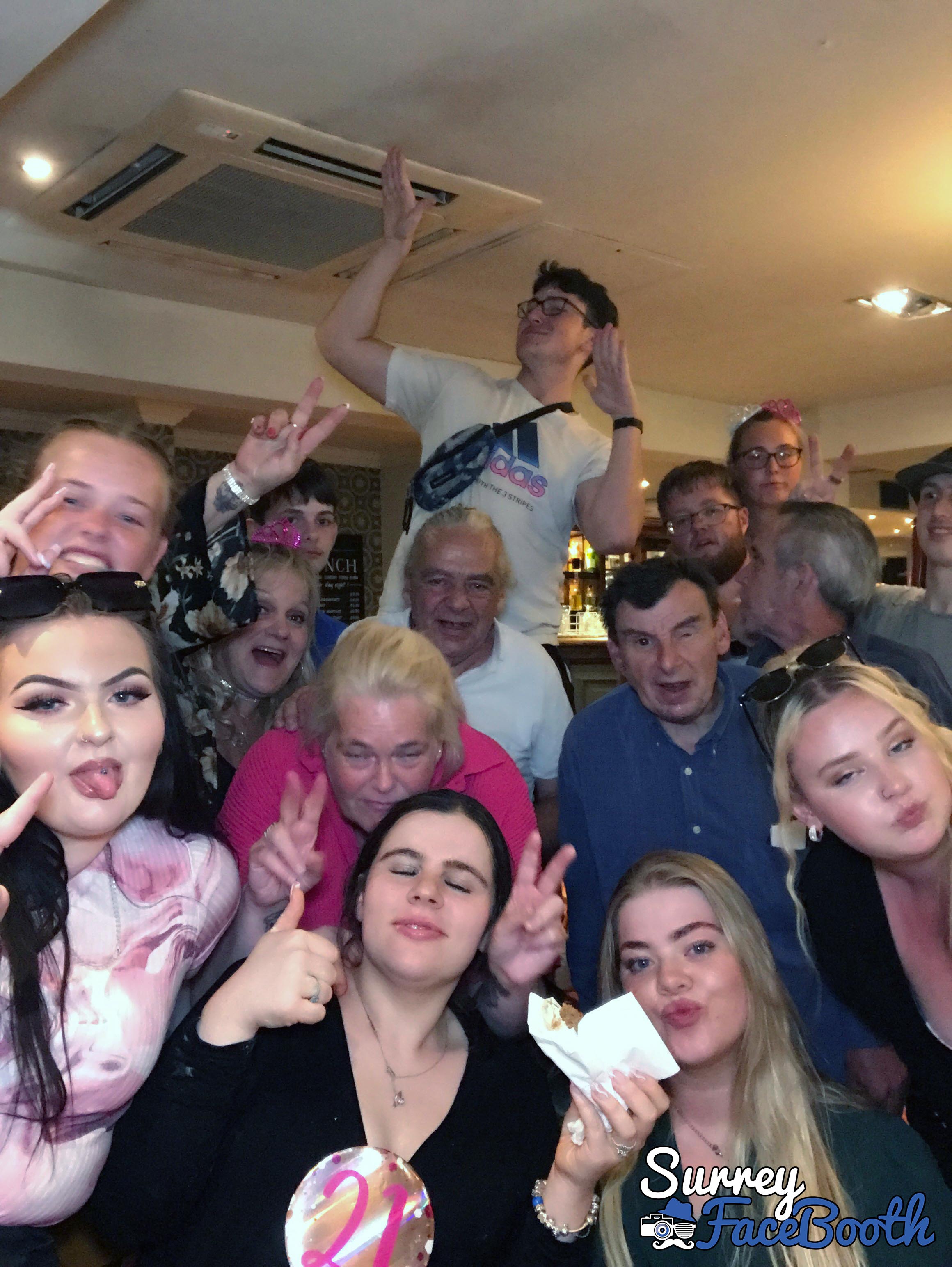  Danielle's 21st Birthday | View more photos from the event at galleries.surreyfacebooth.co.uk/u/Surrey-FaceBooth/Danielles-21st-Birthday