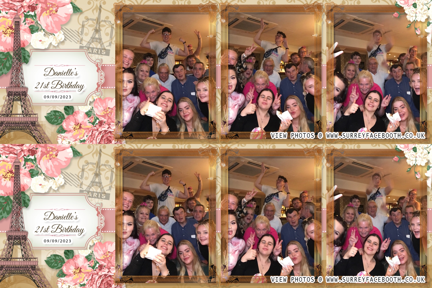  Danielle's 21st Birthday | View more photos from the event at galleries.surreyfacebooth.co.uk/u/Surrey-FaceBooth/Danielles-21st-Birthday