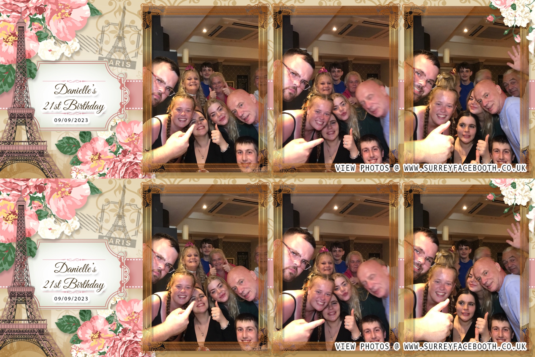  Danielle's 21st Birthday | View more photos from the event at galleries.surreyfacebooth.co.uk/u/Surrey-FaceBooth/Danielles-21st-Birthday