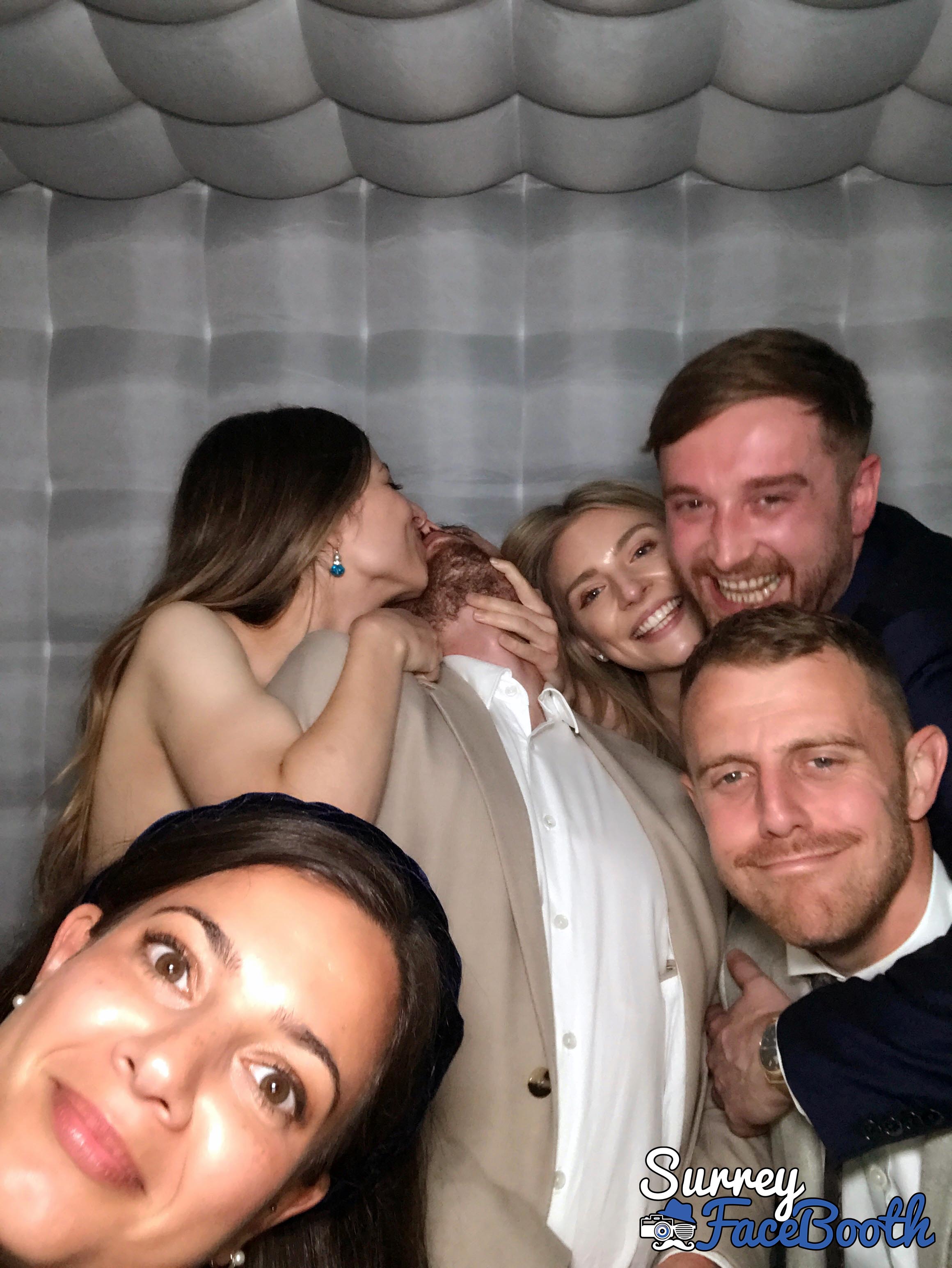 Lauren & Chris' Wedding | View more photos from the event at galleries.surreyfacebooth.co.uk/u/Surrey-FaceBooth/Lauren-Chris-Wedding