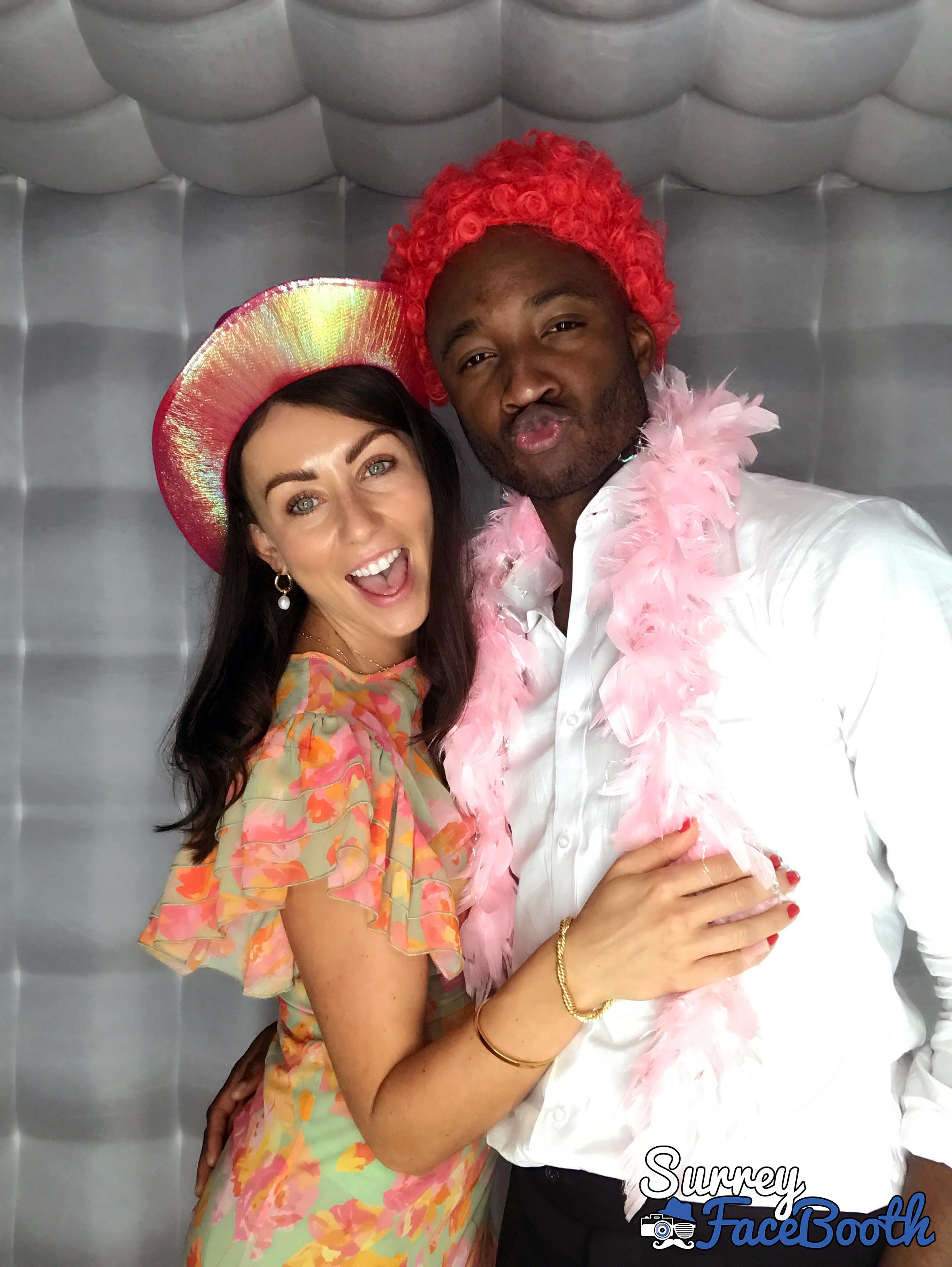 Lauren & Chris' Wedding | View more photos from the event at galleries.surreyfacebooth.co.uk/u/Surrey-FaceBooth/Lauren-Chris-Wedding