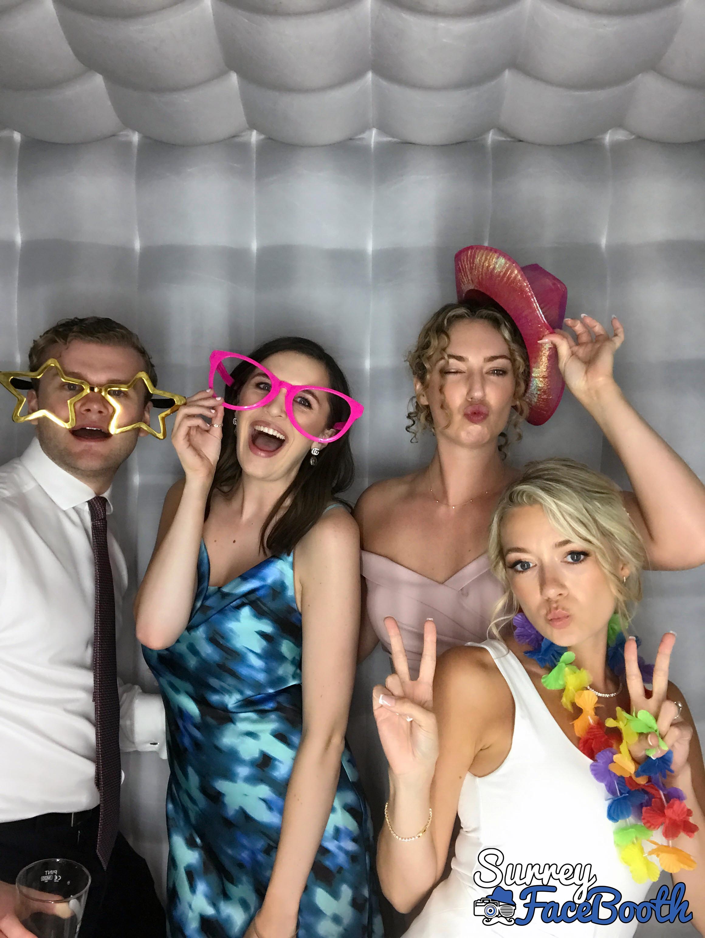 Lauren & Chris' Wedding | View more photos from the event at galleries.surreyfacebooth.co.uk/u/Surrey-FaceBooth/Lauren-Chris-Wedding