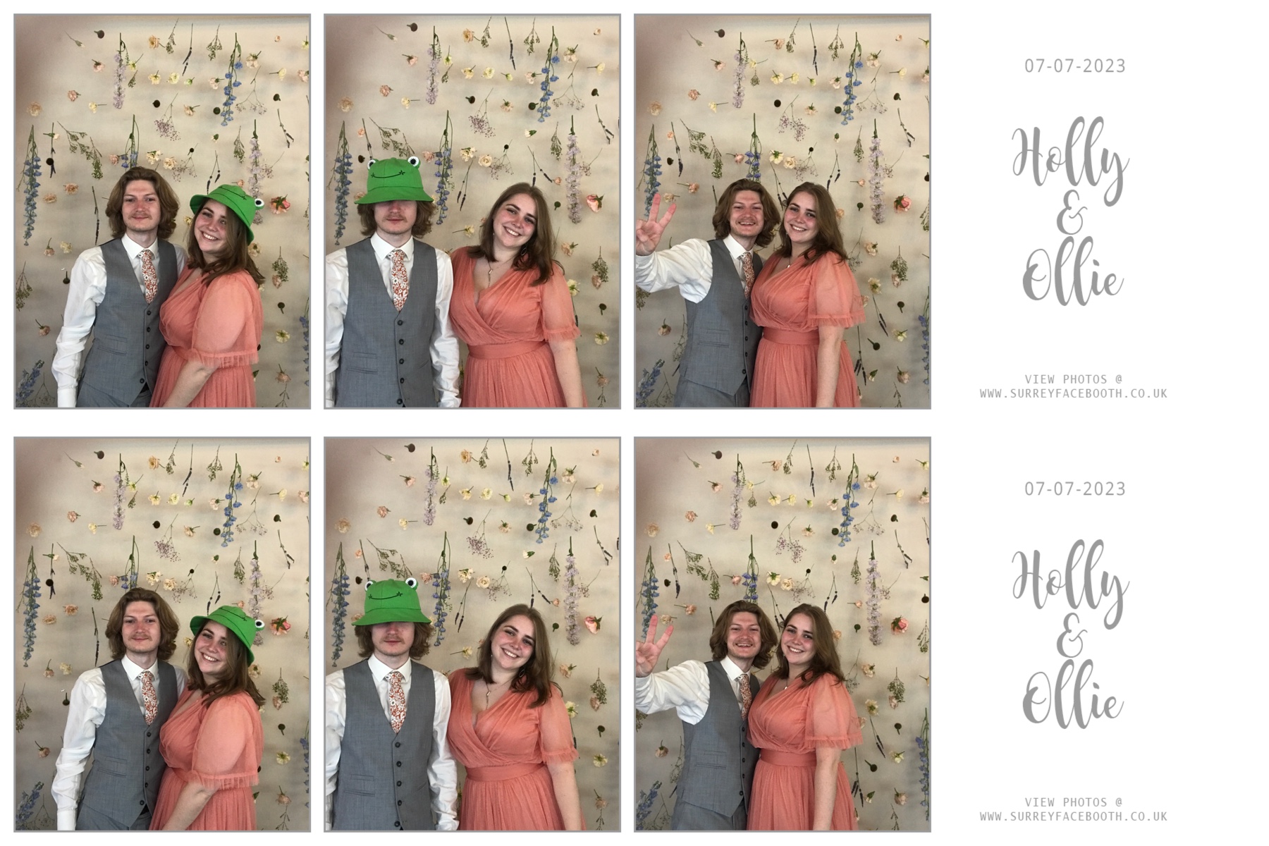  Ollie and Holly's Wedding | View more photos from the event at galleries.surreyfacebooth.co.uk/u/Surrey-FaceBooth/Ollie-and-Hollys-Wedding