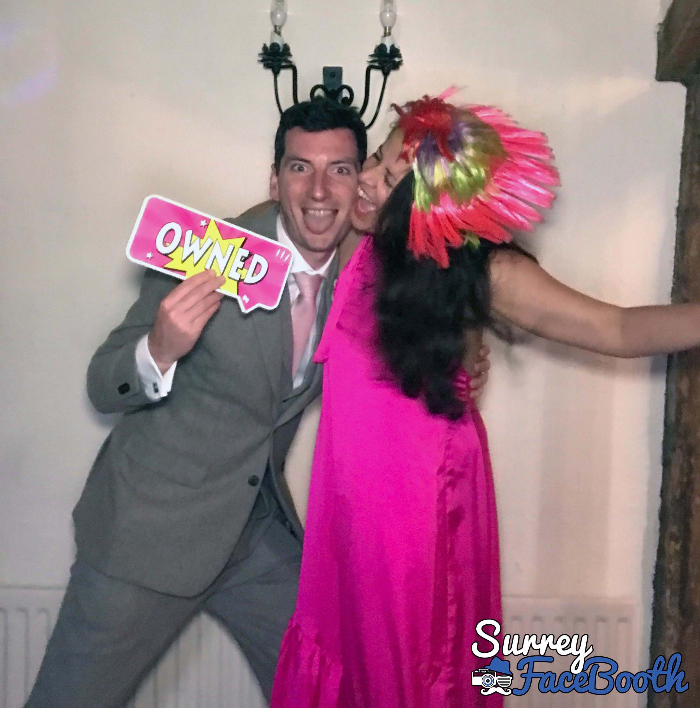 Sarah & James' Wedding | View more photos from the event at galleries.surreyfacebooth.co.uk/u/Surrey-FaceBooth/Sarah-James-Wedding-0