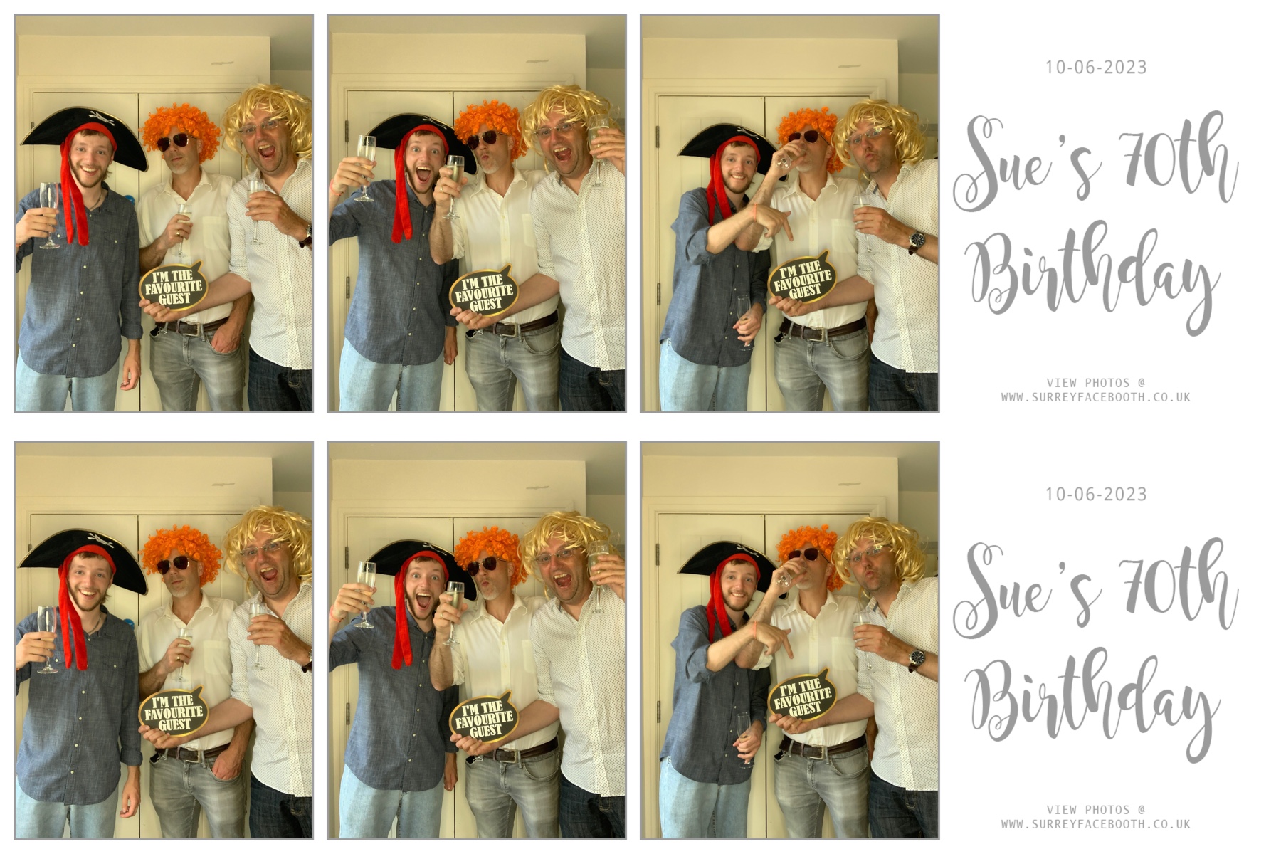 Sue's 70th Birthday Party | View more photos from the event at galleries.surreyfacebooth.co.uk/u/Surrey-FaceBooth/Sues-70th-Birthday-Party