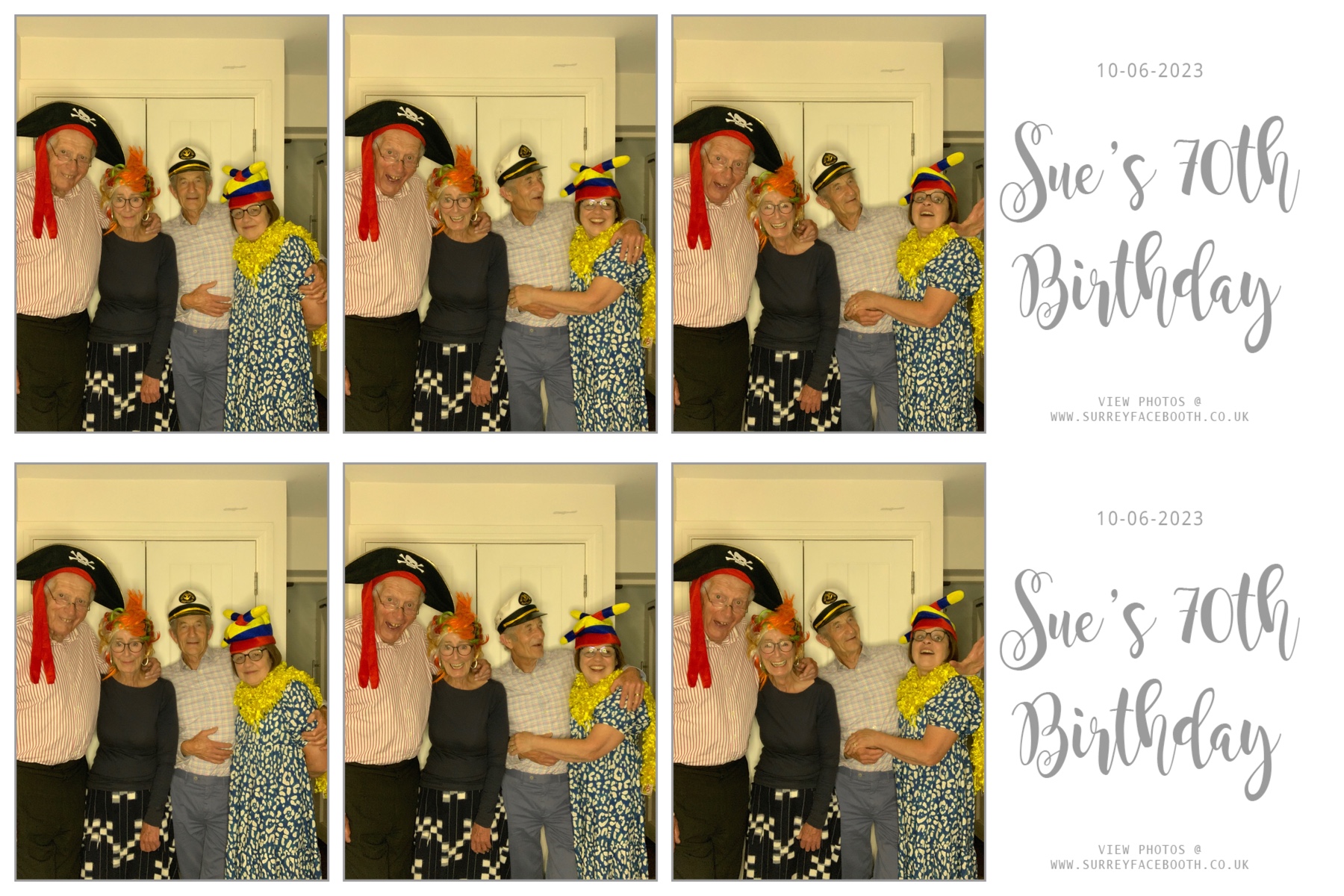 Sue's 70th Birthday Party | View more photos from the event at galleries.surreyfacebooth.co.uk/u/Surrey-FaceBooth/Sues-70th-Birthday-Party
