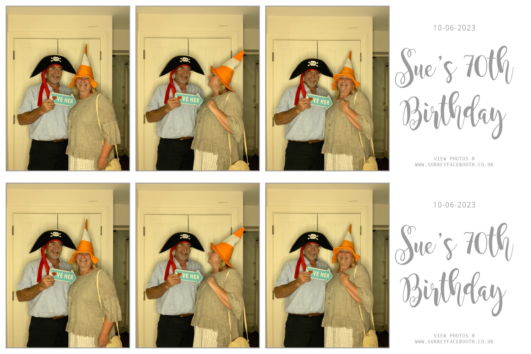 Sue's 70th Birthday Party | View more photos from the event at galleries.surreyfacebooth.co.uk/u/Surrey-FaceBooth/Sues-70th-Birthday-Party