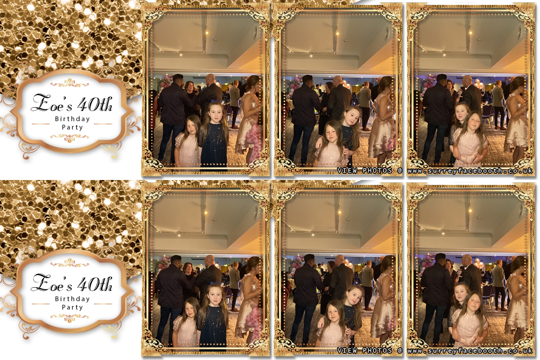 Zoe's 40th Birthday Party | View more photos from the event at galleries.surreyfacebooth.co.uk/u/Surrey-FaceBooth/Zoes-40th-Birthday-Party