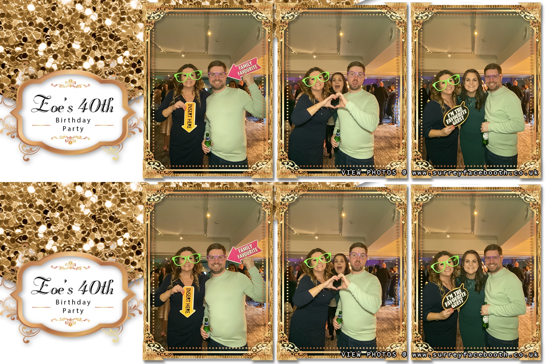 Zoe's 40th Birthday Party | View more photos from the event at galleries.surreyfacebooth.co.uk/u/Surrey-FaceBooth/Zoes-40th-Birthday-Party