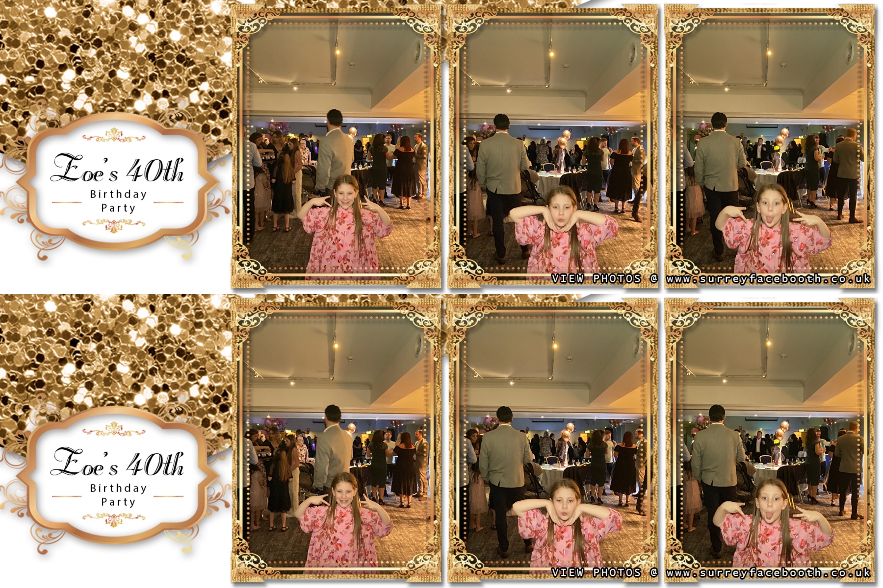 Zoe's 40th Birthday Party | View more photos from the event at galleries.surreyfacebooth.co.uk/u/Surrey-FaceBooth/Zoes-40th-Birthday-Party