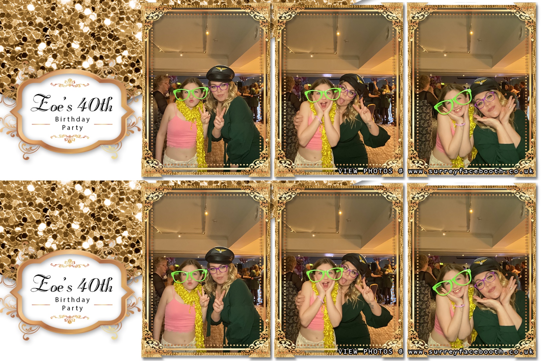 Zoe's 40th Birthday Party | View more photos from the event at galleries.surreyfacebooth.co.uk/u/Surrey-FaceBooth/Zoes-40th-Birthday-Party