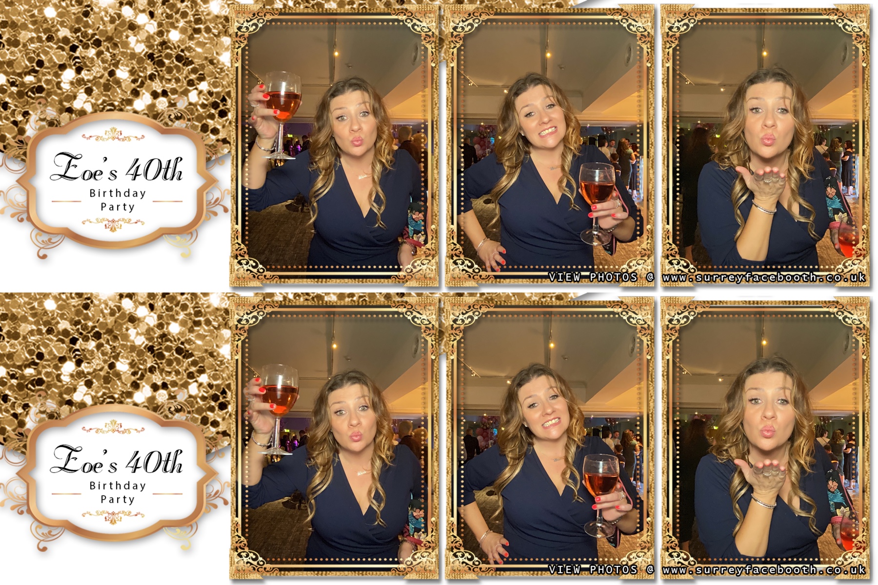 Zoe's 40th Birthday Party | View more photos from the event at galleries.surreyfacebooth.co.uk/u/Surrey-FaceBooth/Zoes-40th-Birthday-Party