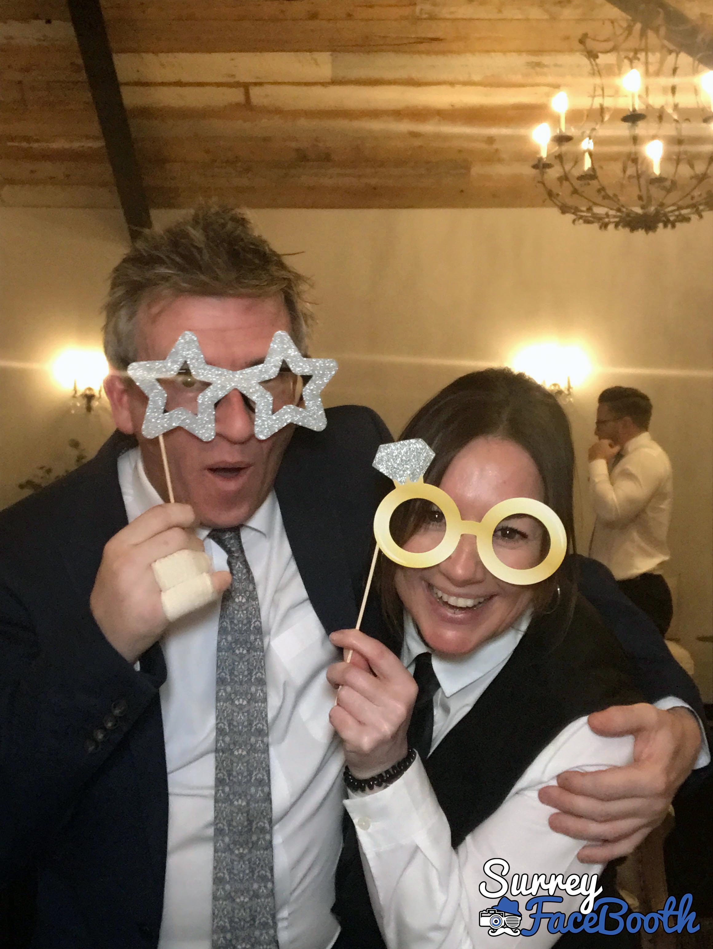 Carina and Simon's wedding | View more photos from the event at galleries.surreyfacebooth.co.uk/u/Surrey-FaceBooth/Carina-and-Simons-wedding