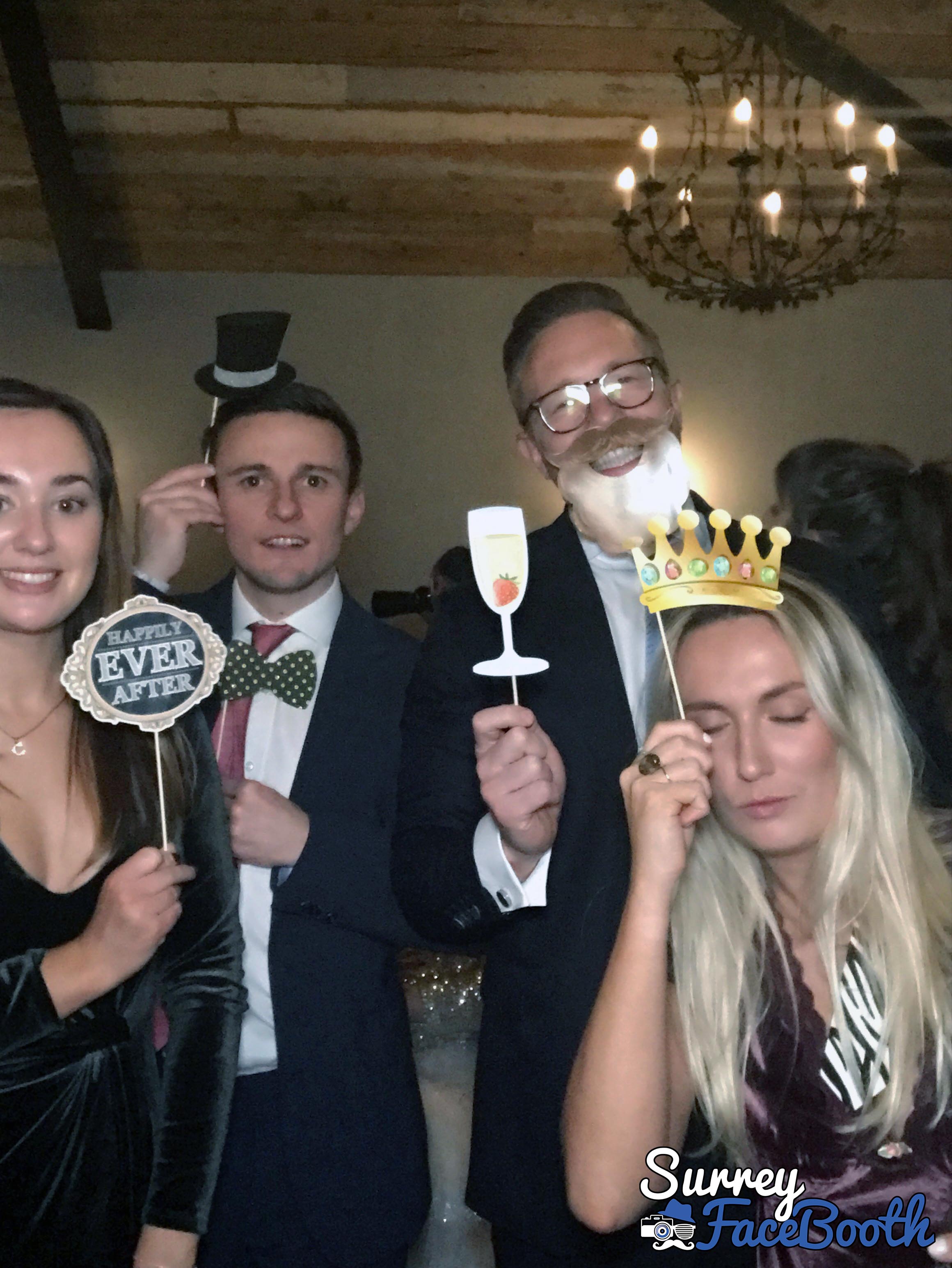 Carina and Simon's wedding | View more photos from the event at galleries.surreyfacebooth.co.uk/u/Surrey-FaceBooth/Carina-and-Simons-wedding