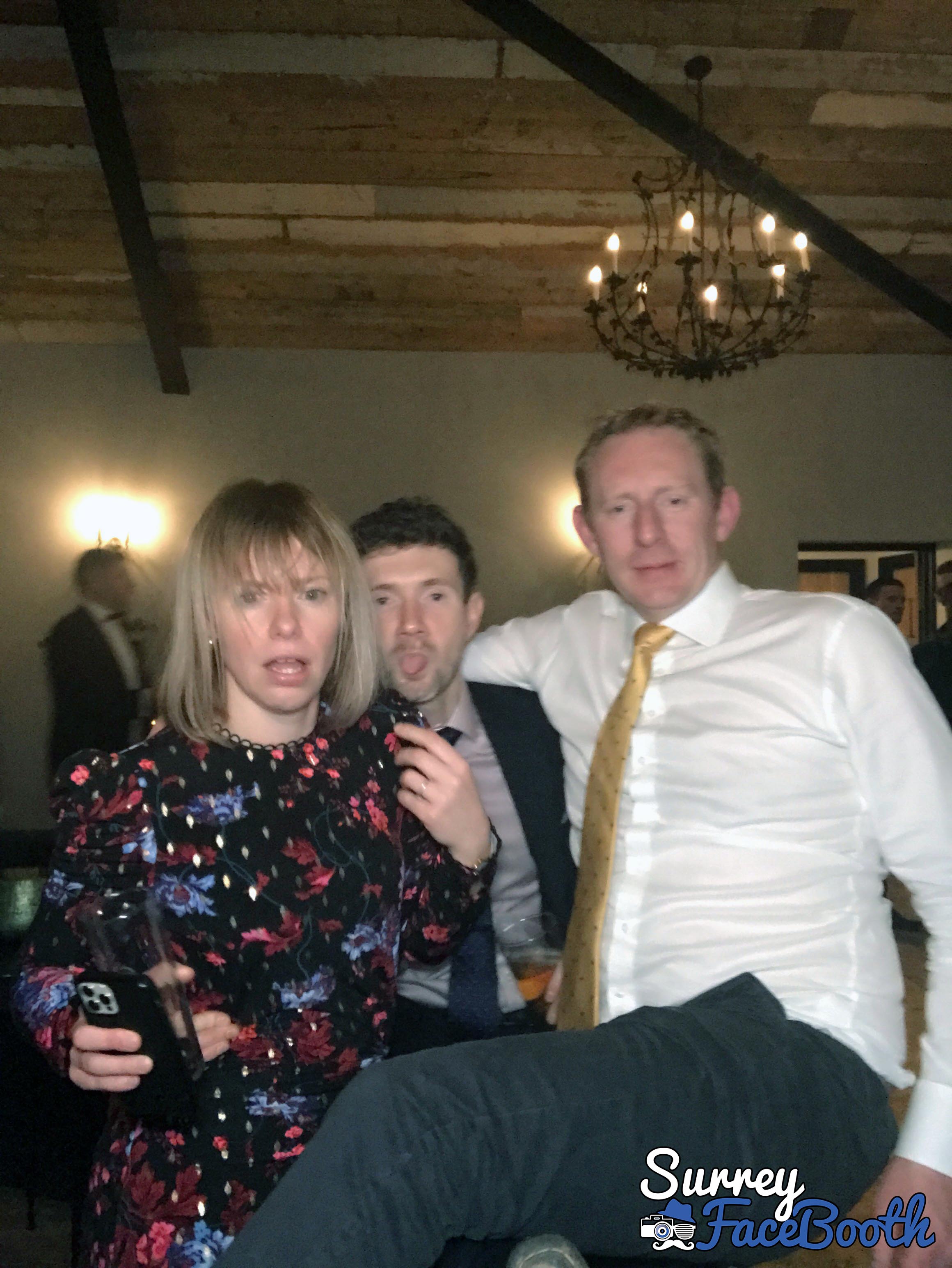 Carina and Simon's wedding | View more photos from the event at galleries.surreyfacebooth.co.uk/u/Surrey-FaceBooth/Carina-and-Simons-wedding