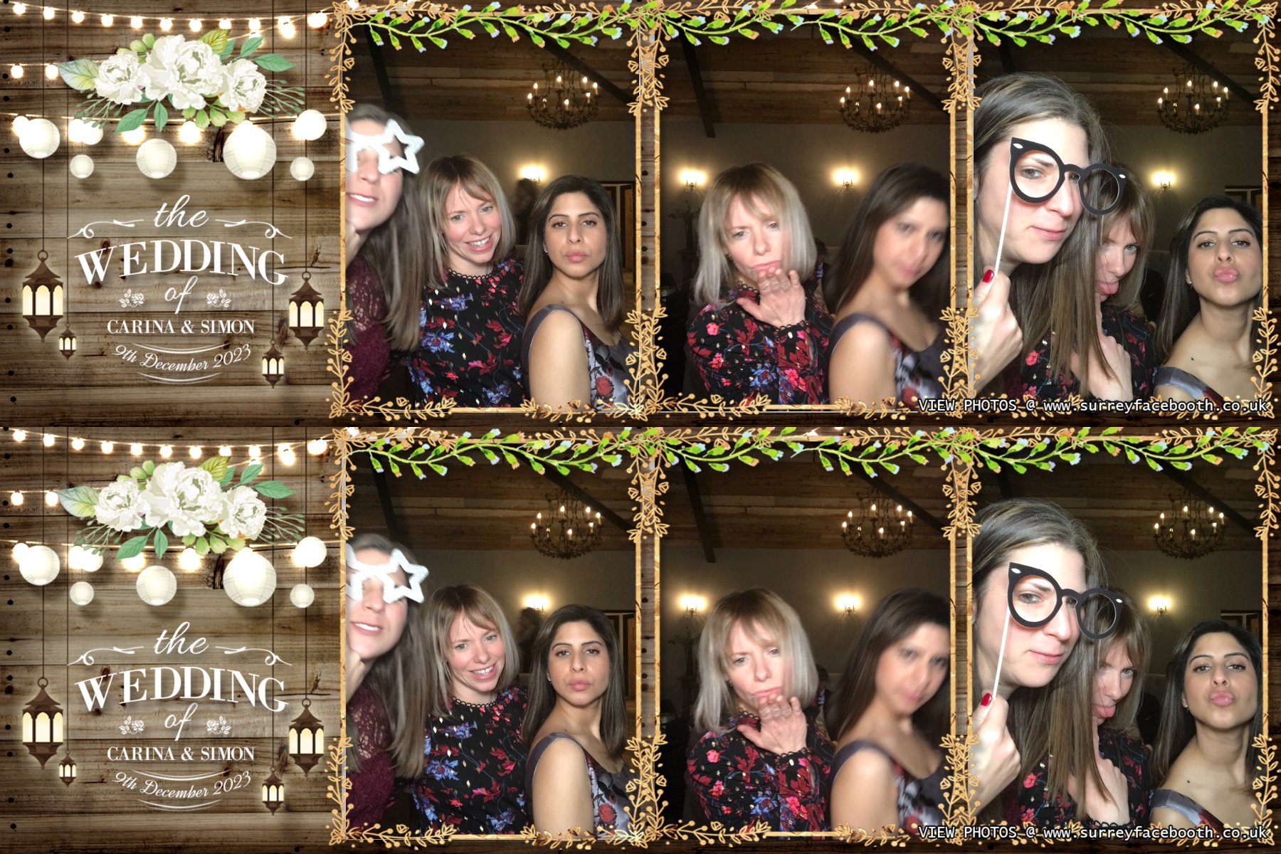 Carina and Simon's wedding | View more photos from the event at galleries.surreyfacebooth.co.uk/u/Surrey-FaceBooth/Carina-and-Simons-wedding