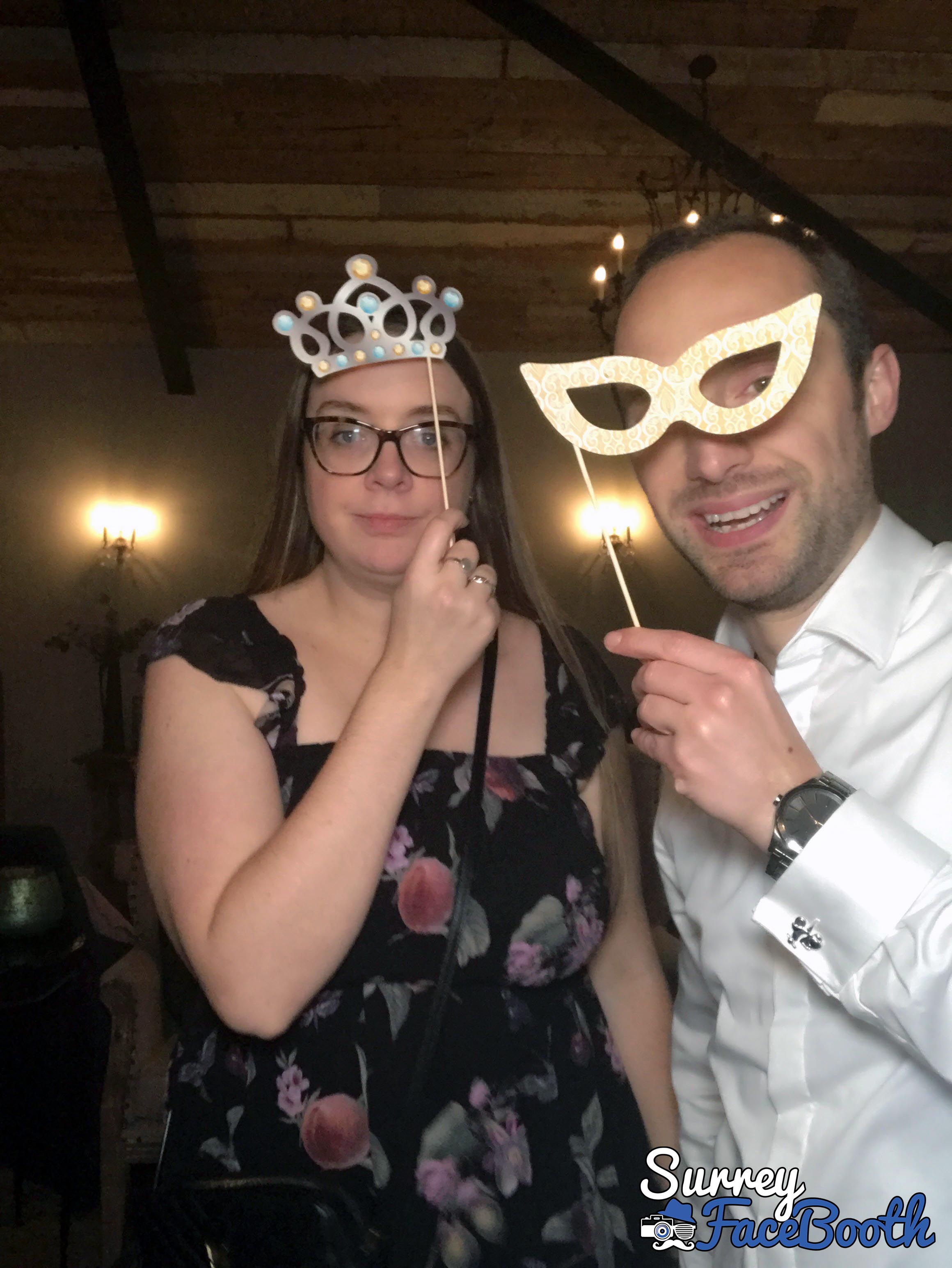Carina and Simon's wedding | View more photos from the event at galleries.surreyfacebooth.co.uk/u/Surrey-FaceBooth/Carina-and-Simons-wedding