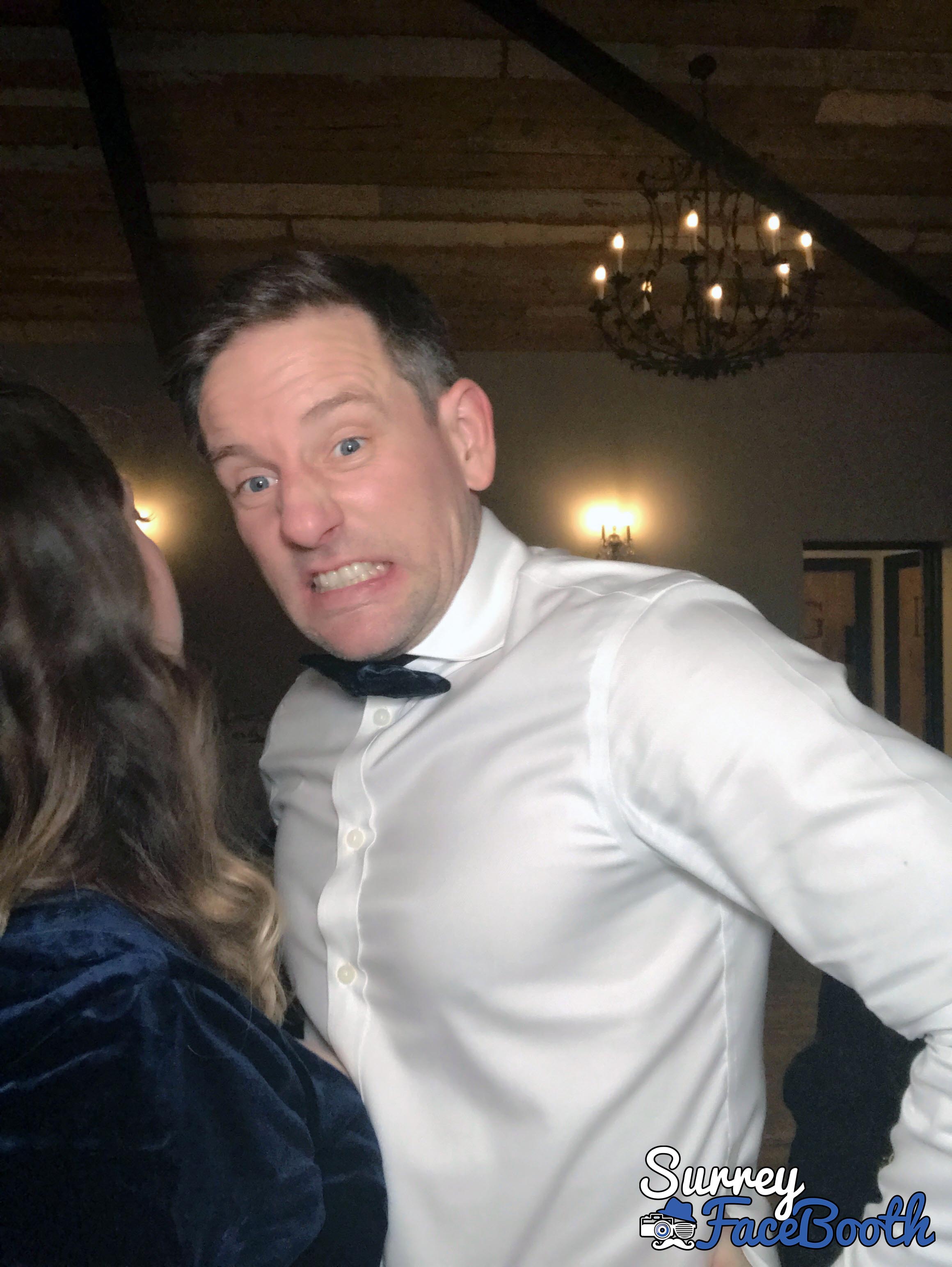 Carina and Simon's wedding | View more photos from the event at galleries.surreyfacebooth.co.uk/u/Surrey-FaceBooth/Carina-and-Simons-wedding