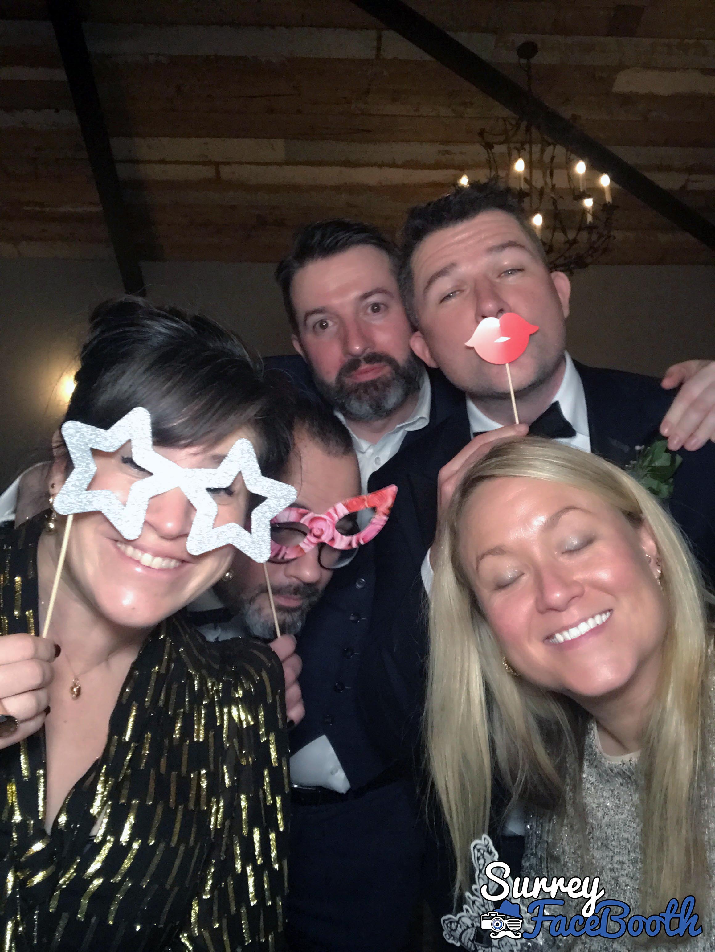 Carina and Simon's wedding | View more photos from the event at galleries.surreyfacebooth.co.uk/u/Surrey-FaceBooth/Carina-and-Simons-wedding