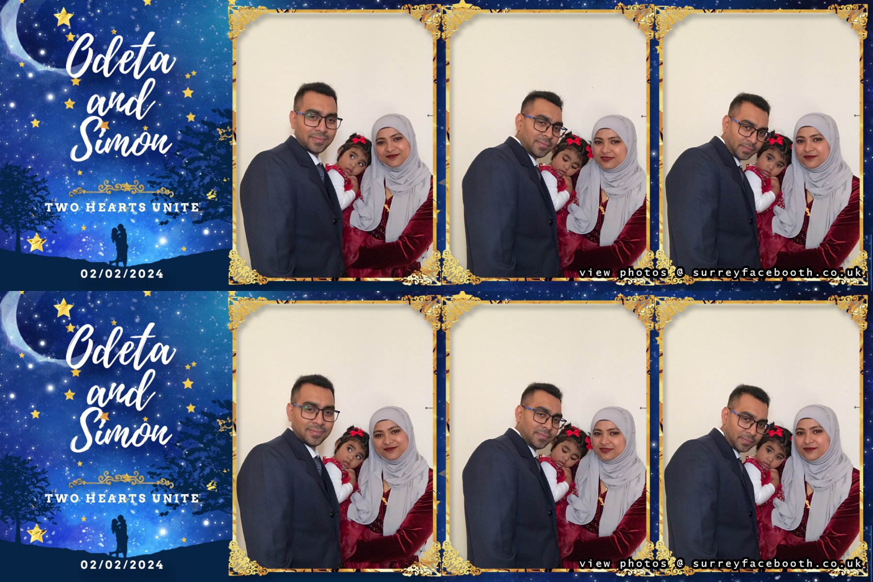 Odeta & Simon's Wedding | View more photos from the event at galleries.surreyfacebooth.co.uk/u/Surrey-FaceBooth/Odeta-Simons-Wedding