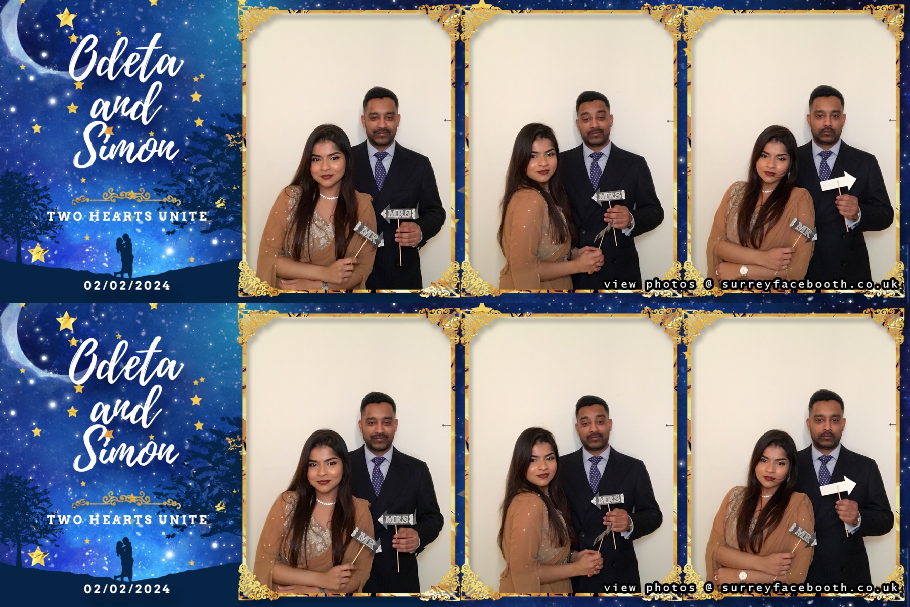 Odeta & Simon's Wedding | View more photos from the event at galleries.surreyfacebooth.co.uk/u/Surrey-FaceBooth/Odeta-Simons-Wedding